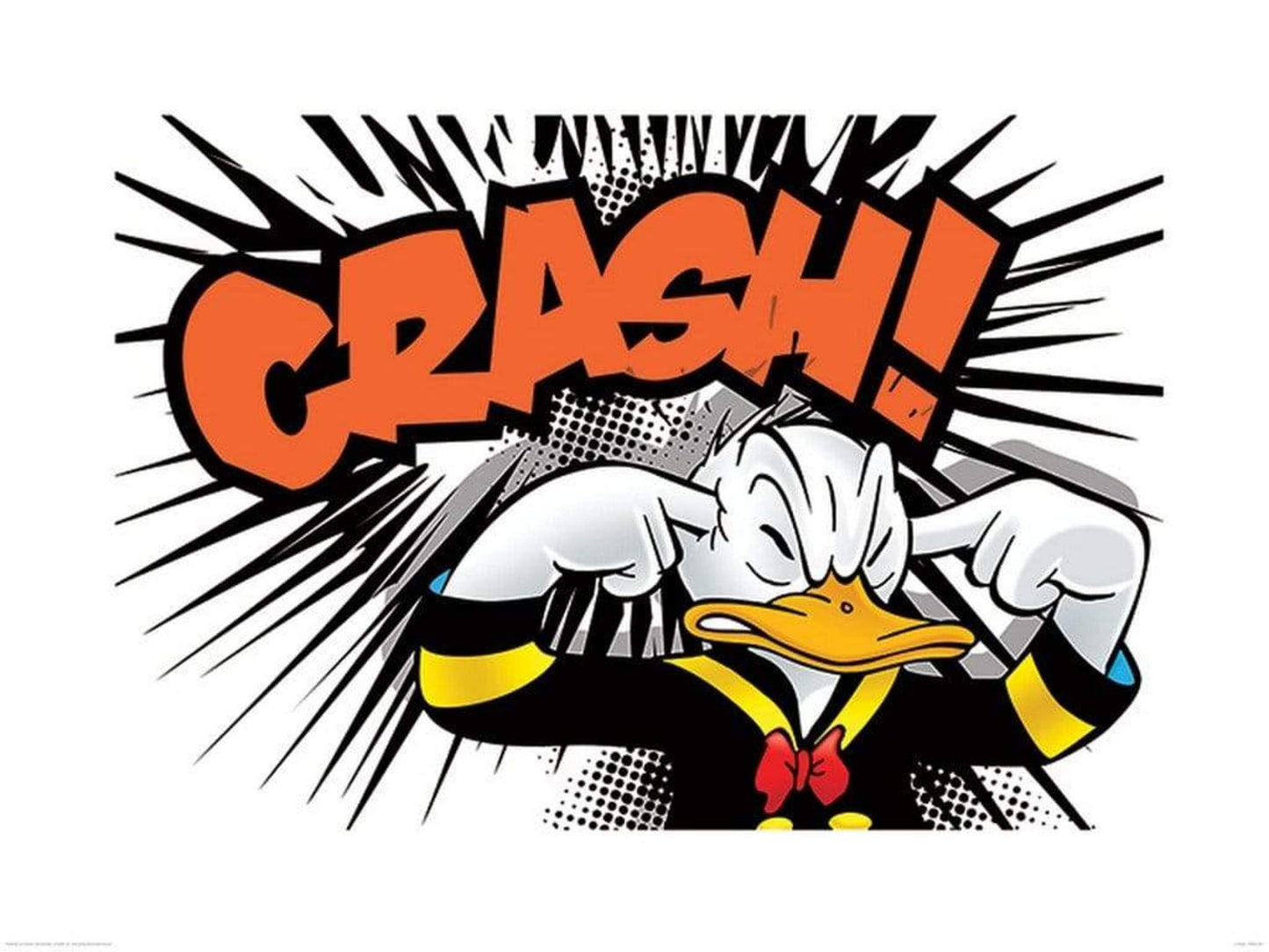 Art Print Donald Duck - Crash 80x60cm