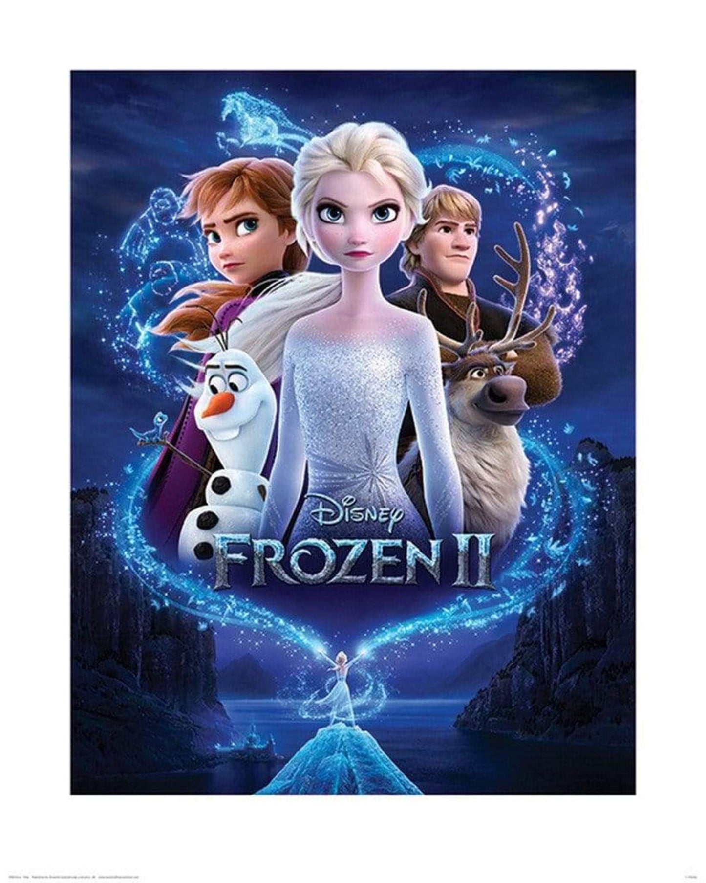 Art Print Frozen - 2 Magic 40x50cm