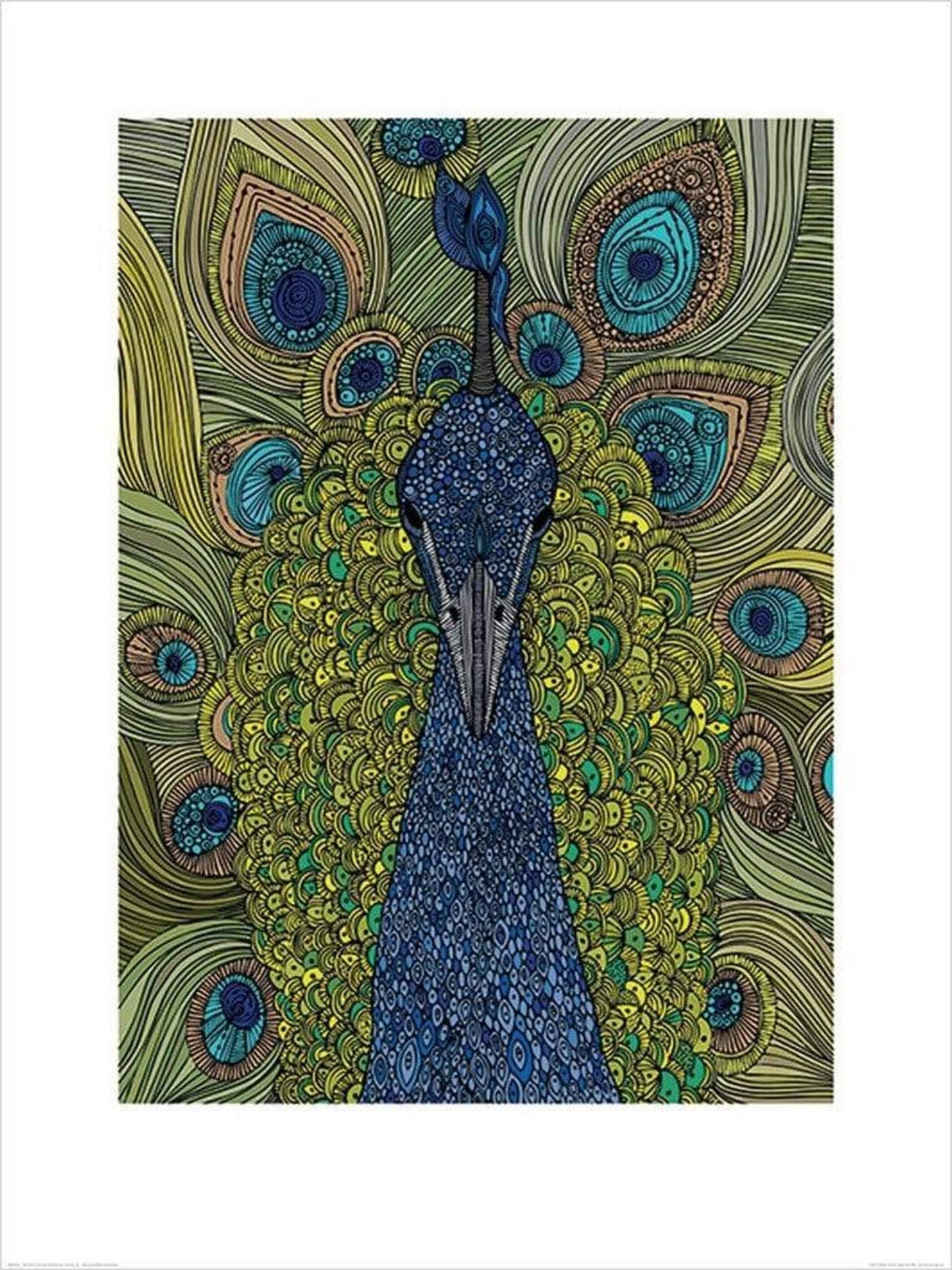 Art Print Valentina Ramos - The Peacock 60x80cm