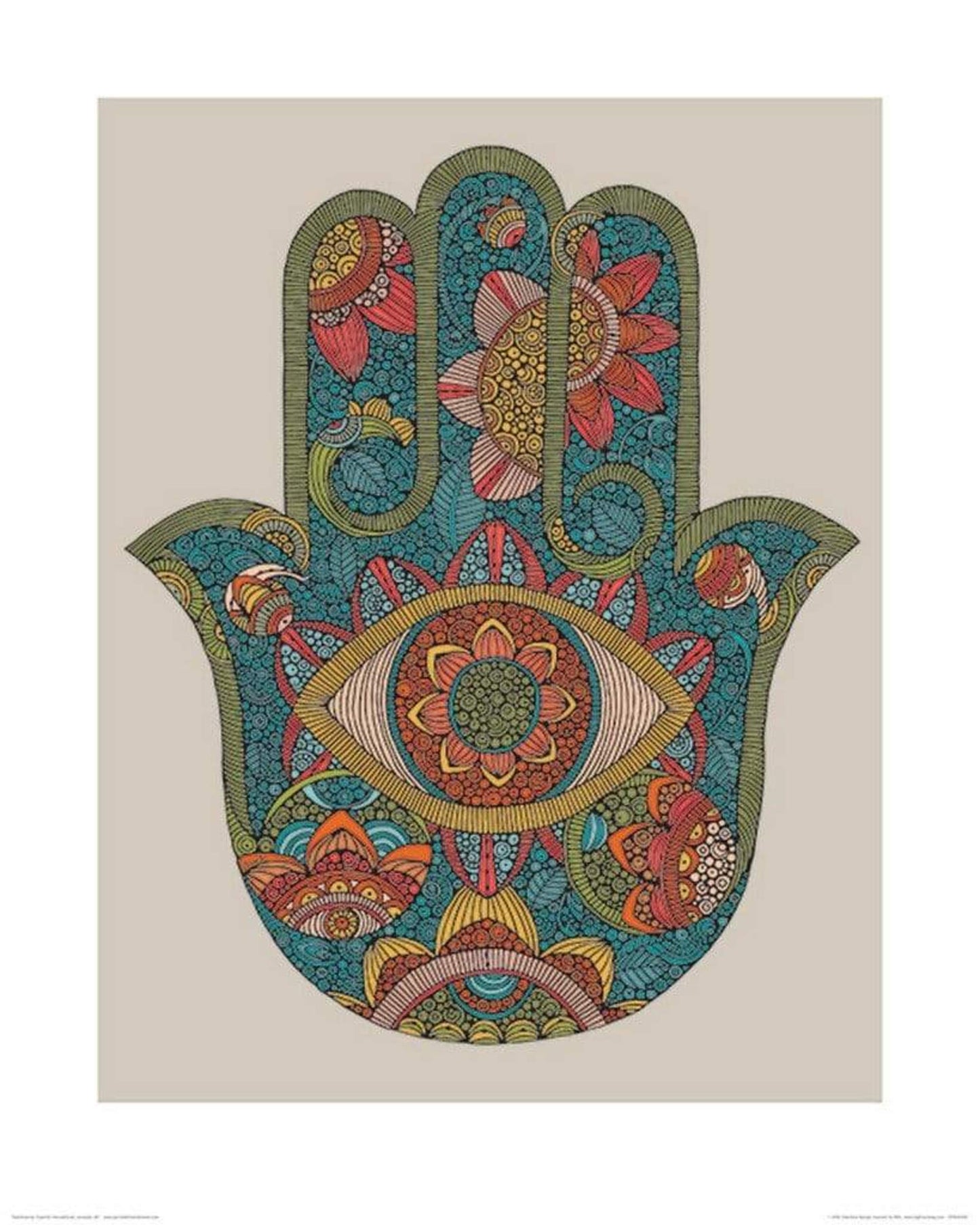 Art Print Valentina Ramos - Hamsa 40x50cm