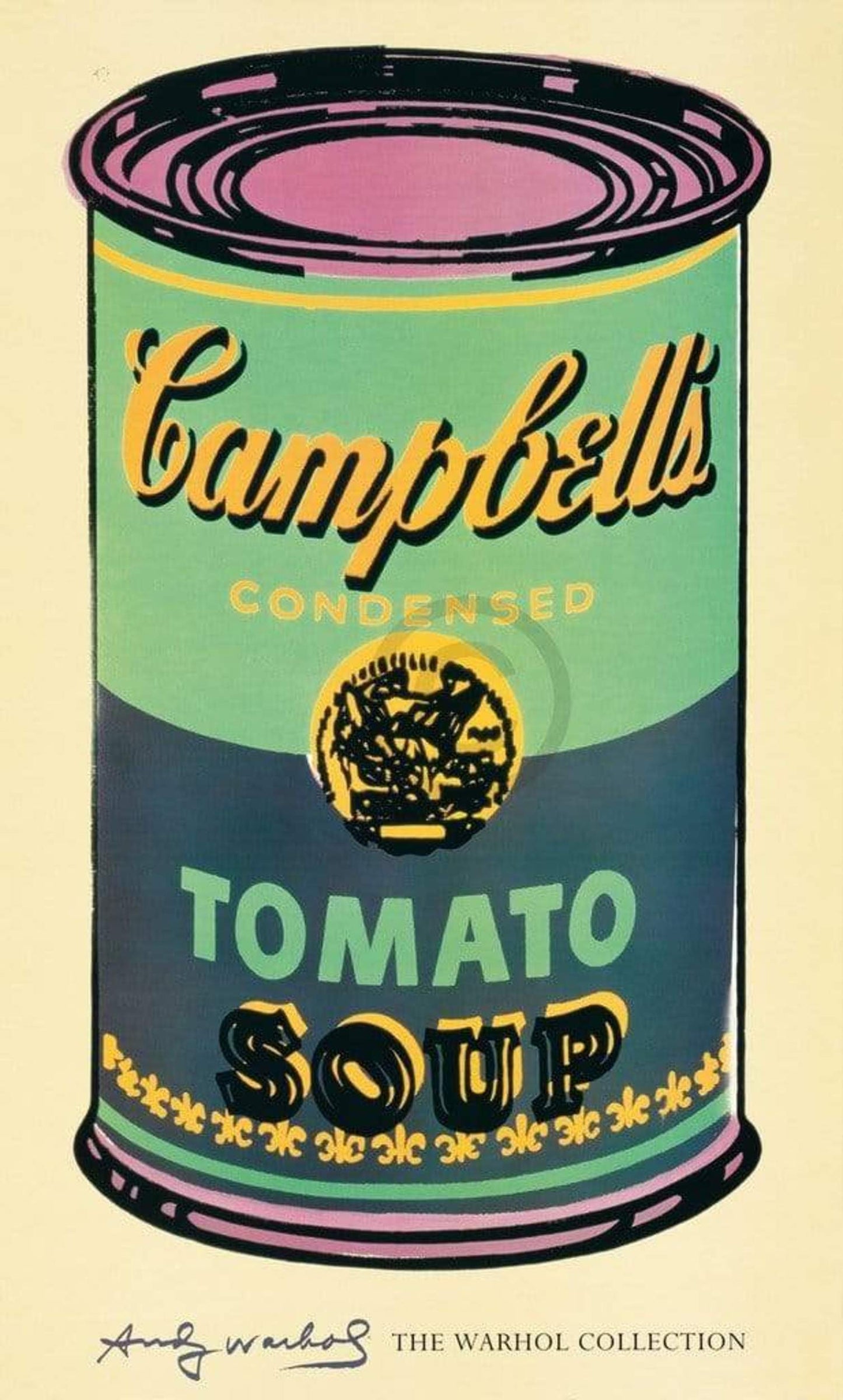 Art Print - Andy Warhol Campbell's Soup - 60x100cm