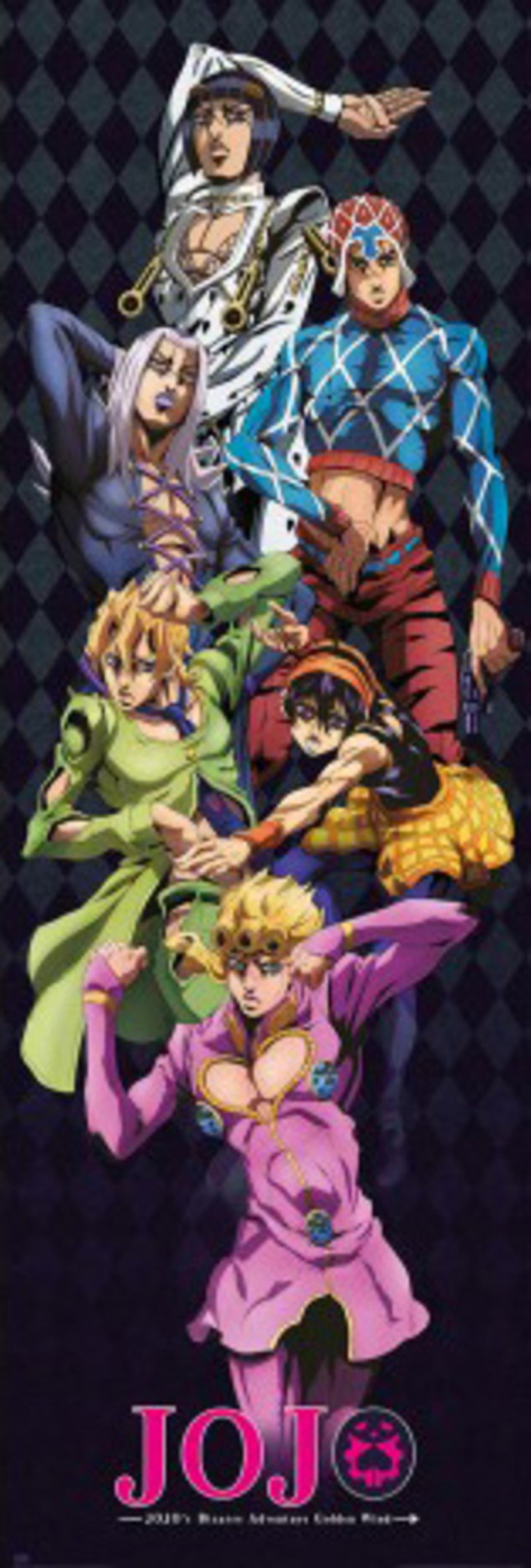 Jojos Bizarre Adventure Poster 53x158cm | Posters.eu