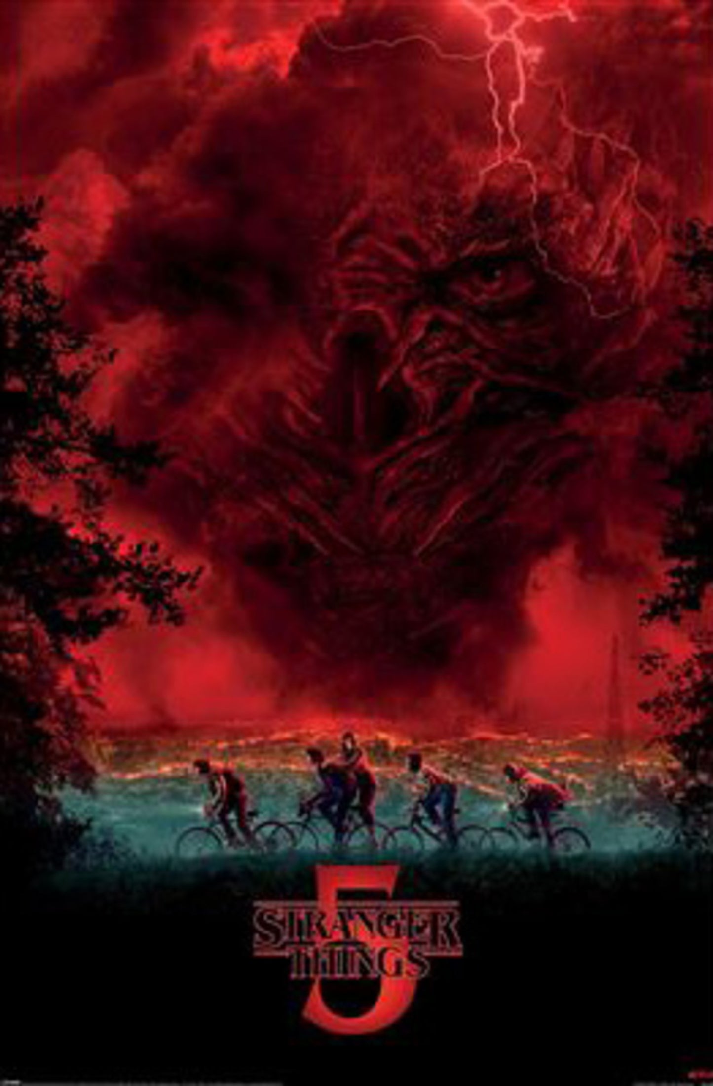 Poster Stranger Things 5 - Vecna Sky 61x91,5cm