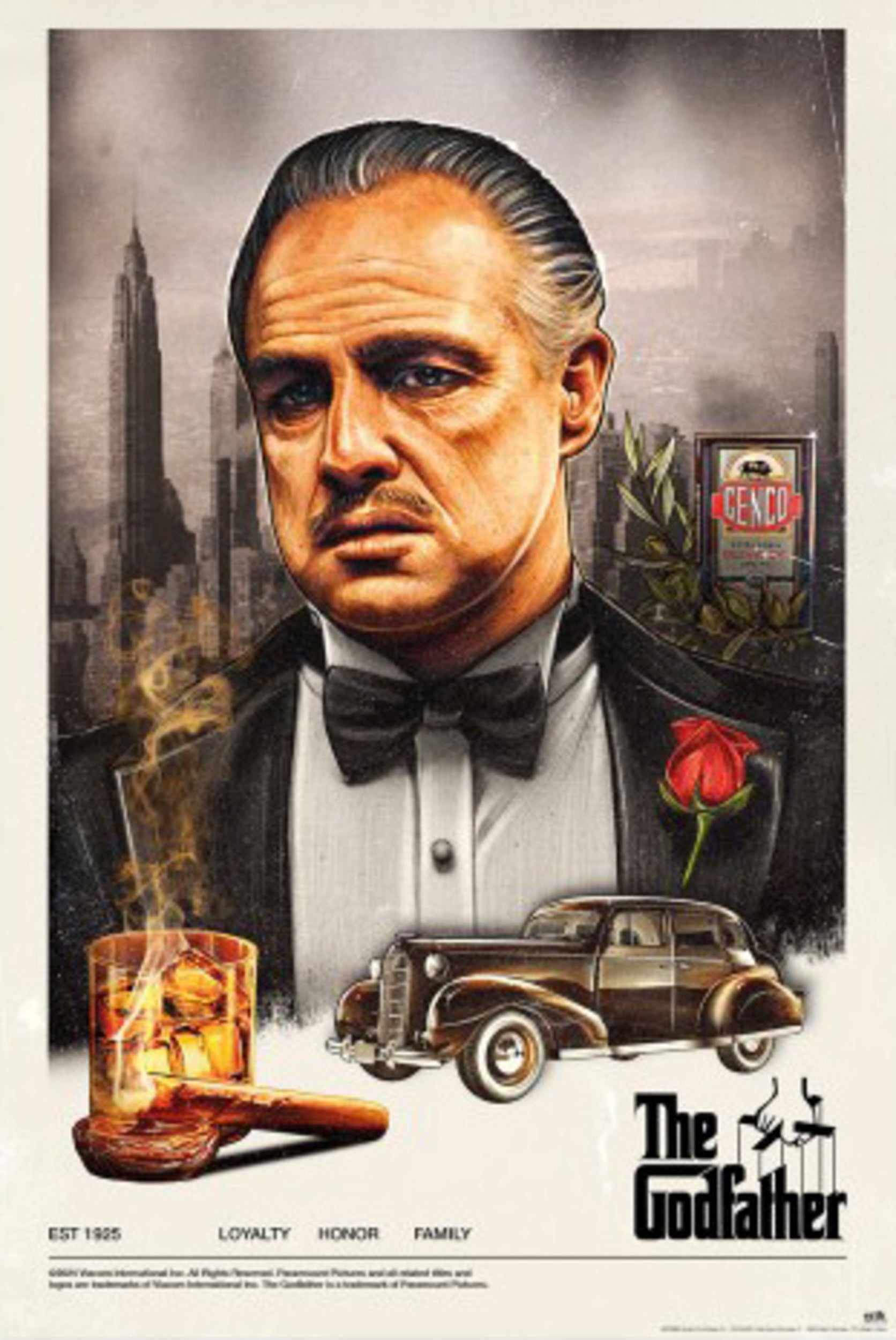 ゴッドファーザー The Godfather Film Reviewポスター The Godfather 1 Poster 61x91,5cm | Posters.eu