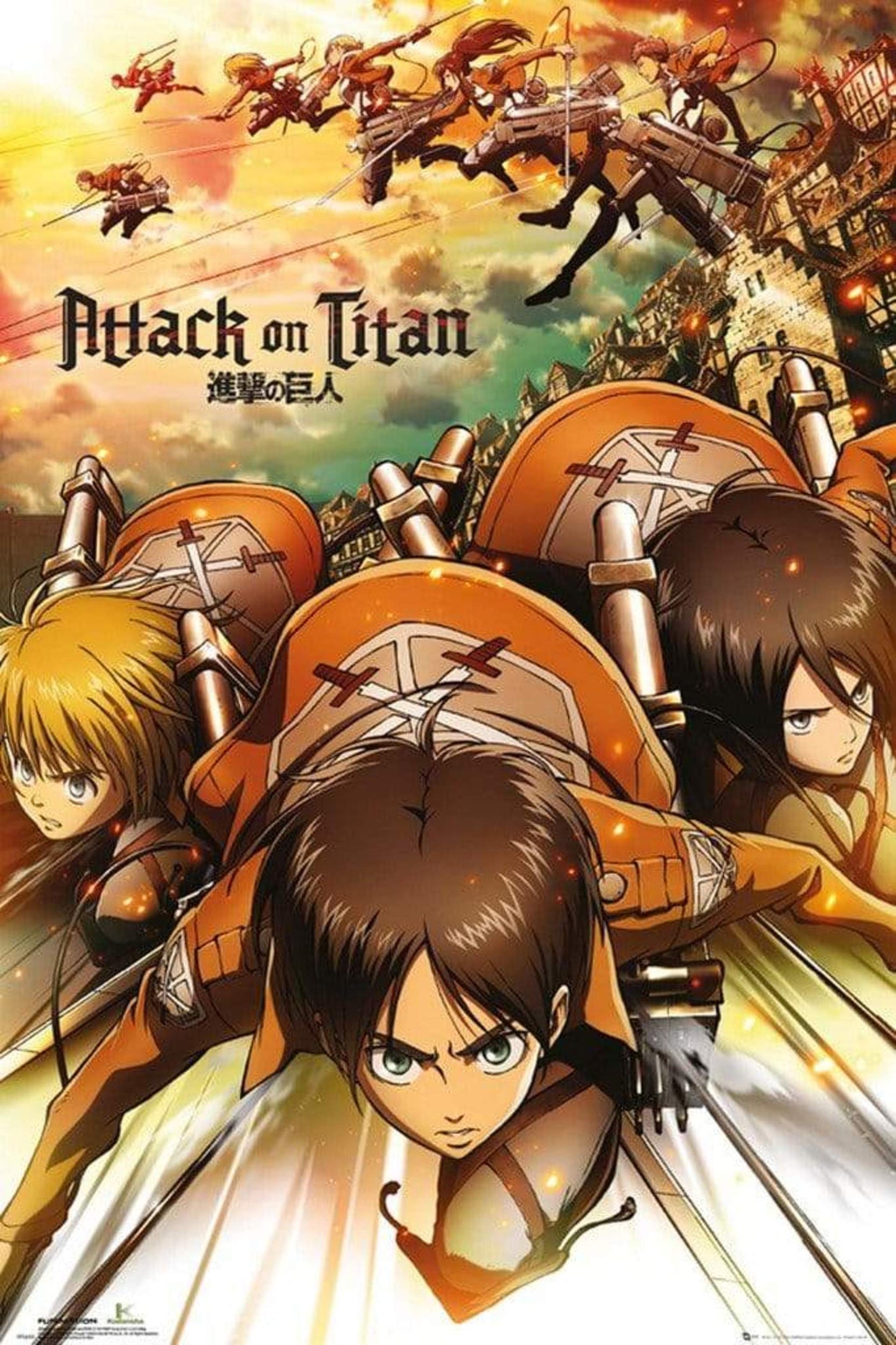 Poster Attack on Titan - Attack 61x91,5cm