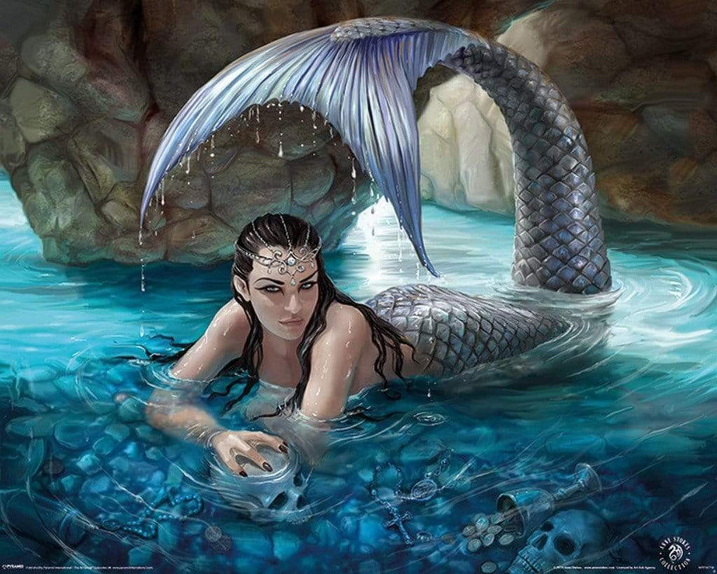 Poster Anne Stokes - Hidden Depths 50x40cm