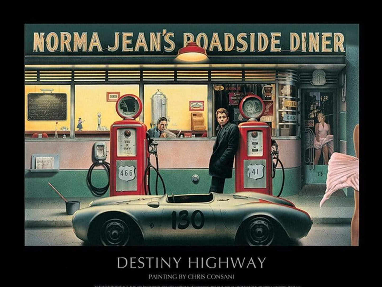 Art Print Chris Consani - Destiny Highway 80x60cm