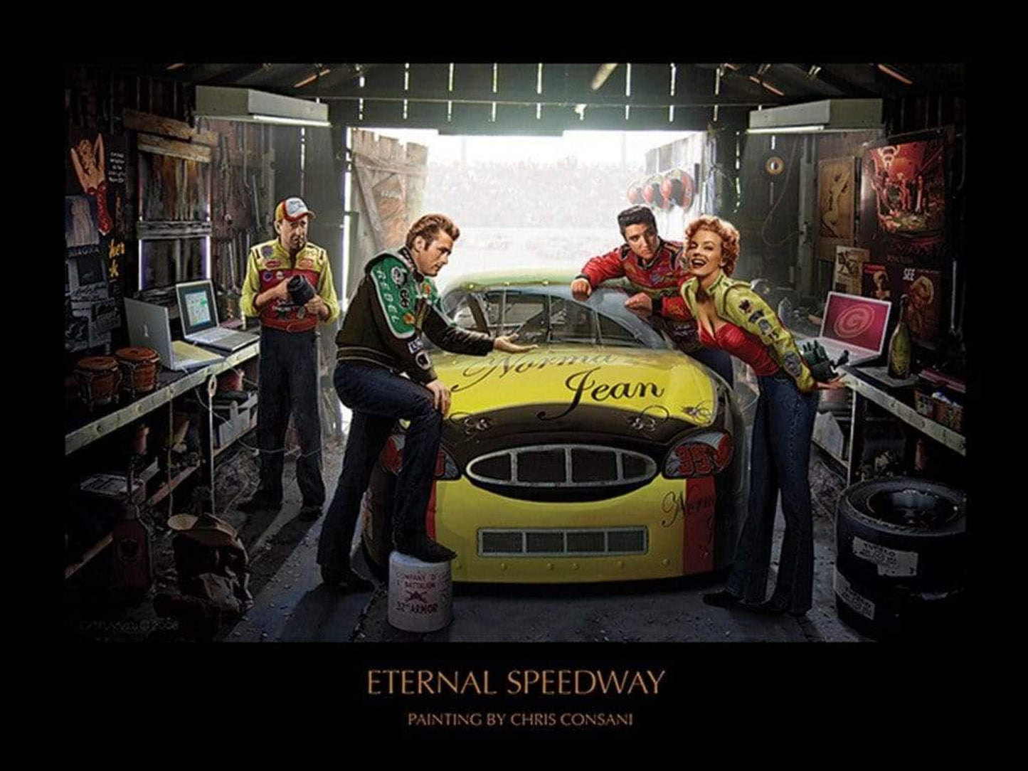 Art Print Chris Consani - Eternal Speedway 80x60cm