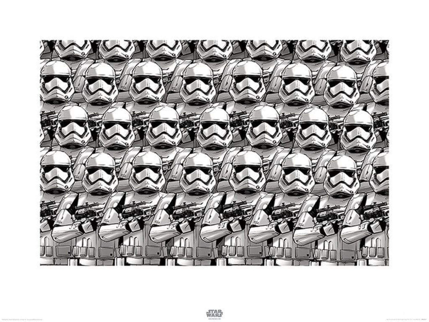 Art Print Star Wars - Episode VII Stormtrooper Pencil Art 80x60cm