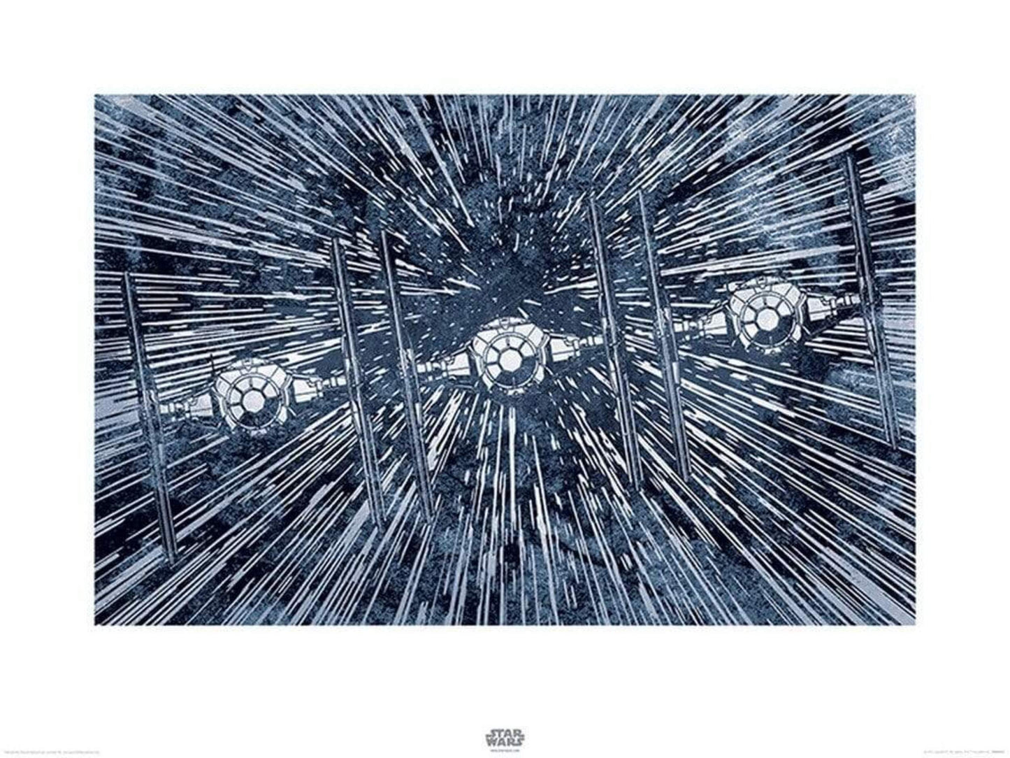 Art Print Star Wars - Episode VII TIE Fighters 80x60cm
