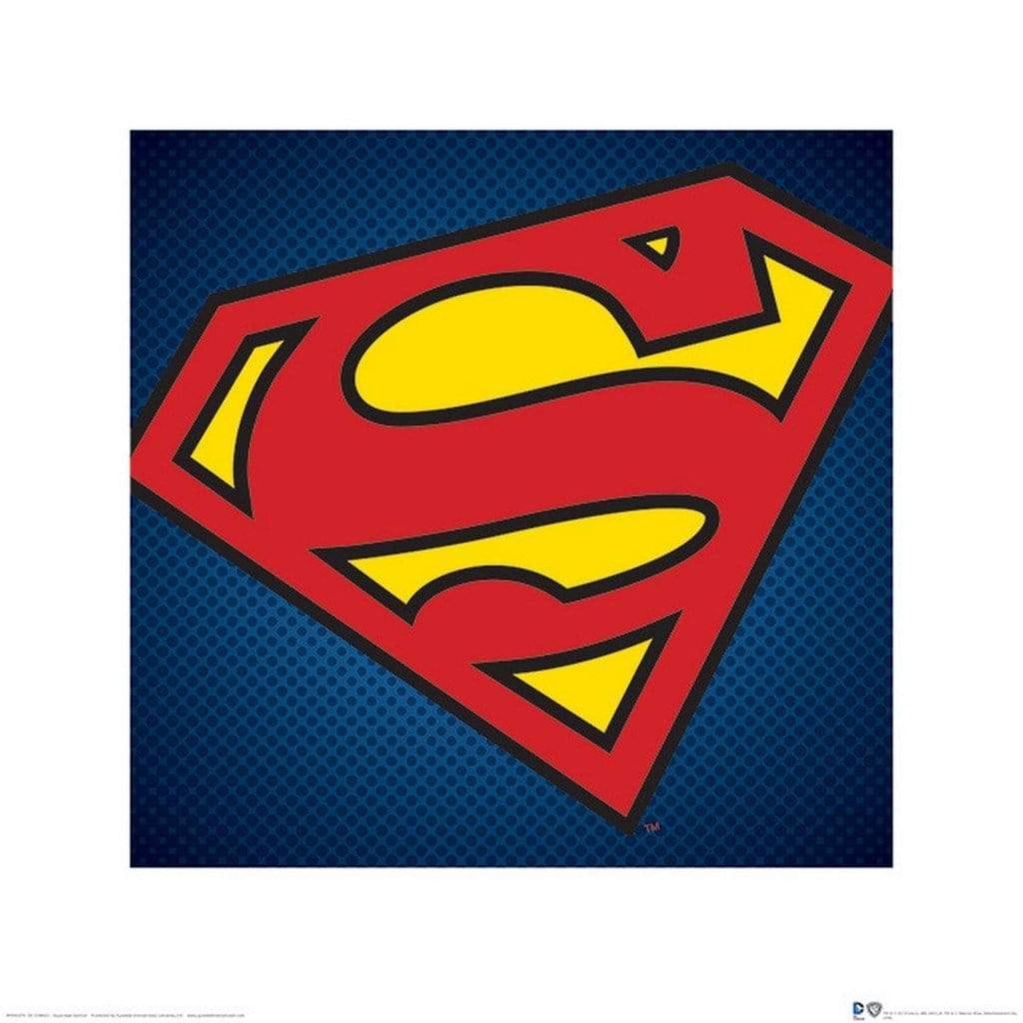 Art Print DC Comics - Superman - Symbol 40x40cm