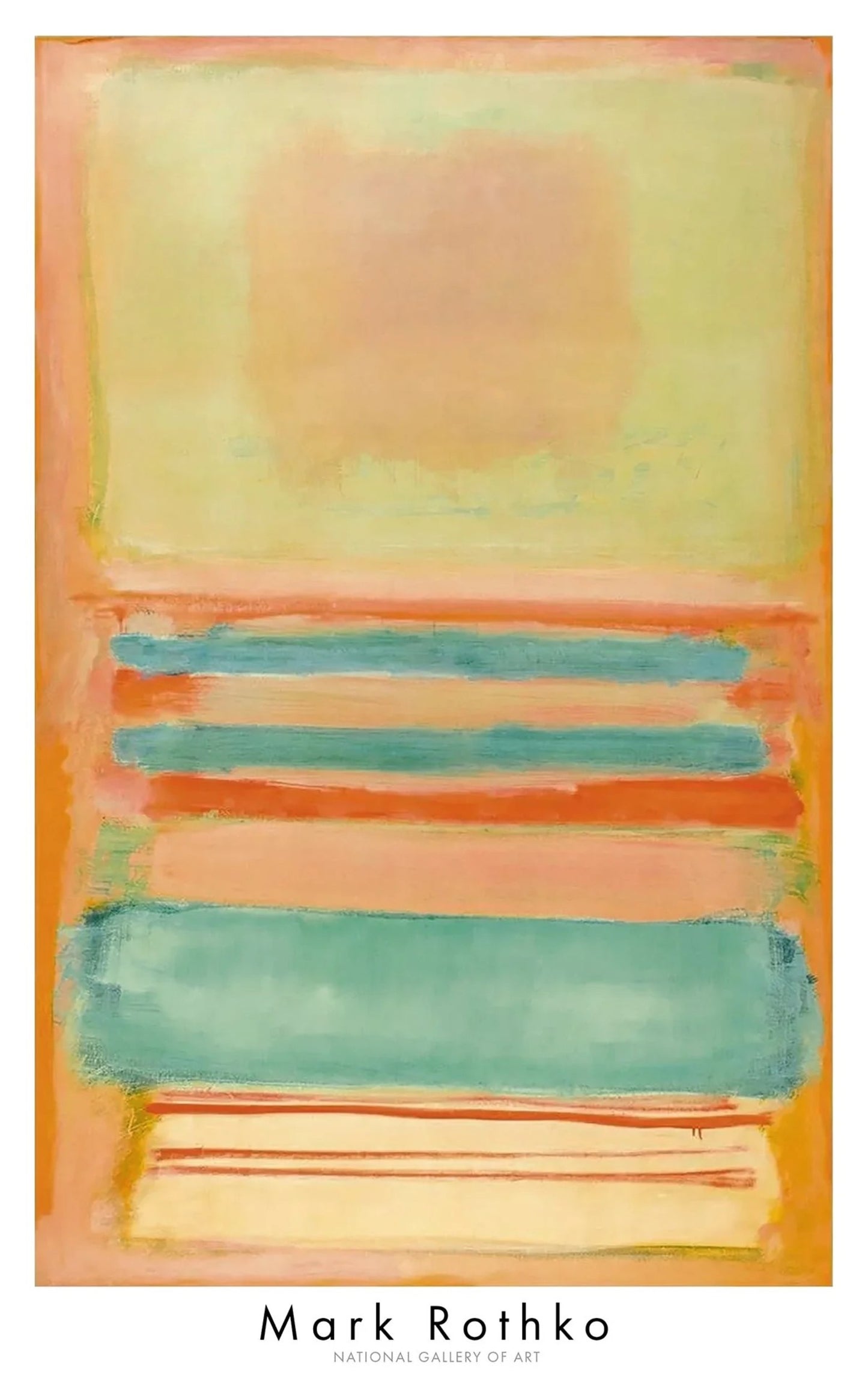 Art Print Mark Rothko No. 7 / No. 11 1949 63.5x101,5cm