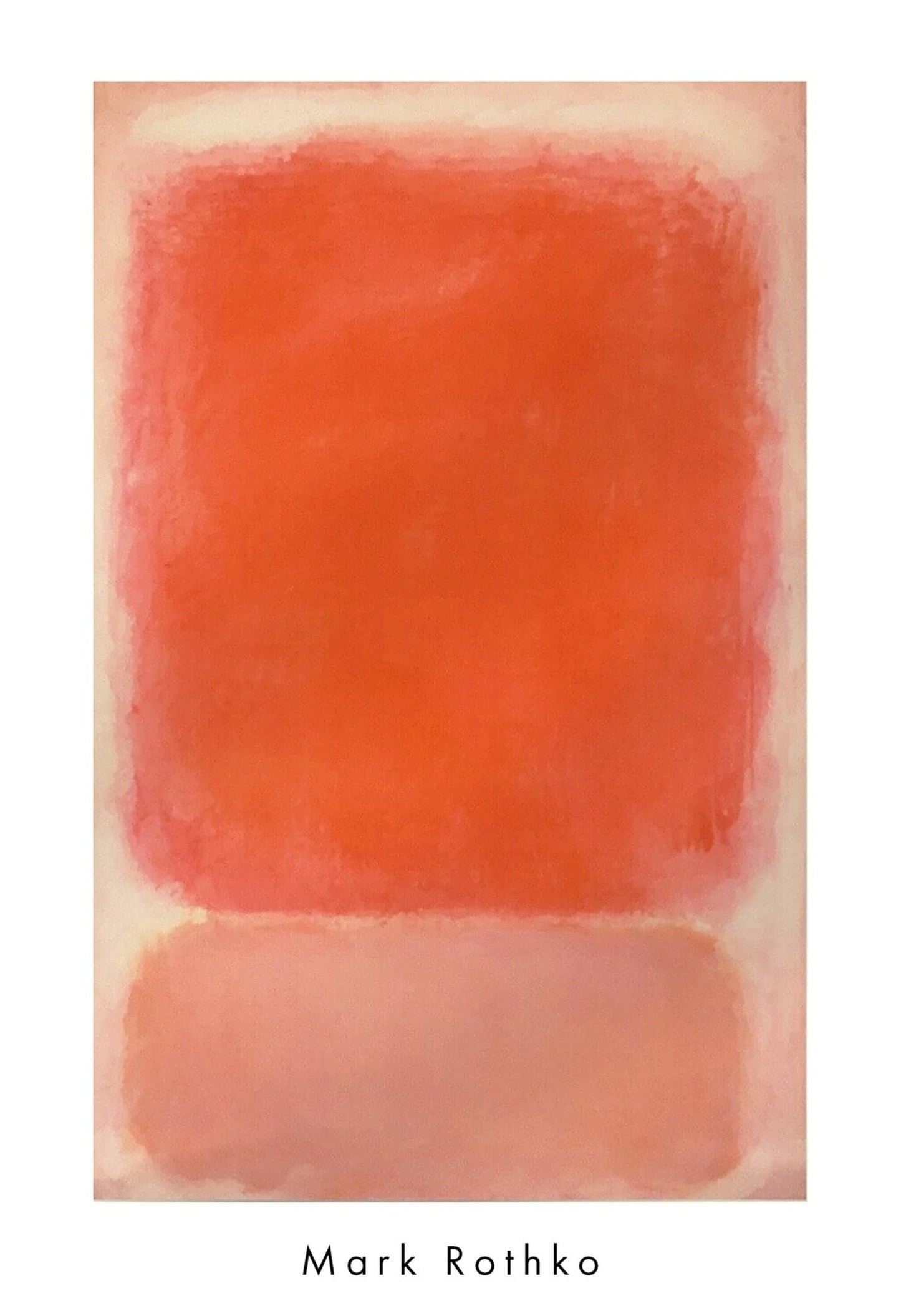 Art Print Mark Rothko Red and Pink on Pink 1953 55.5x81,5cm