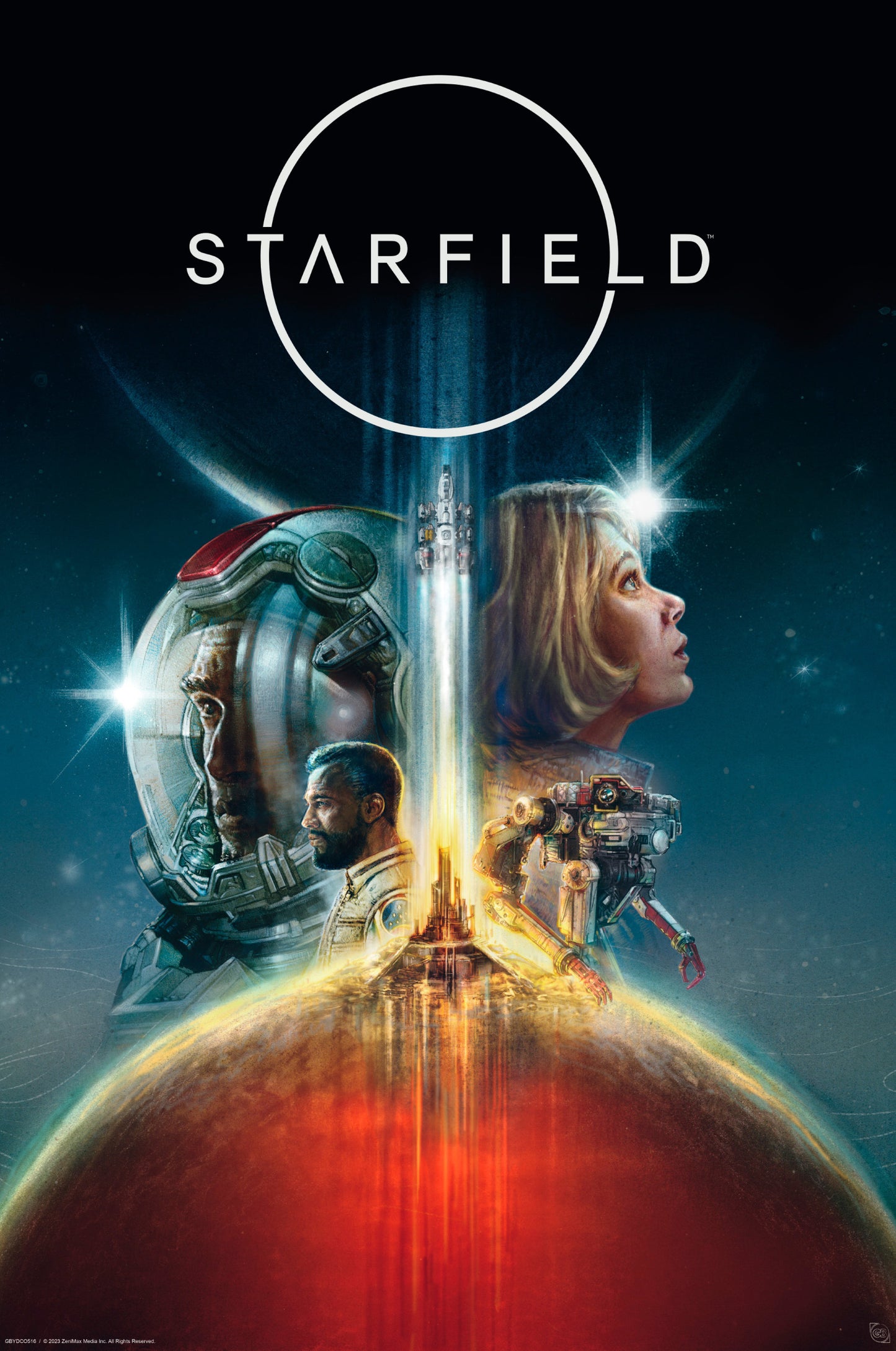 Poster Starfield Journey through Space 61x91,5cm