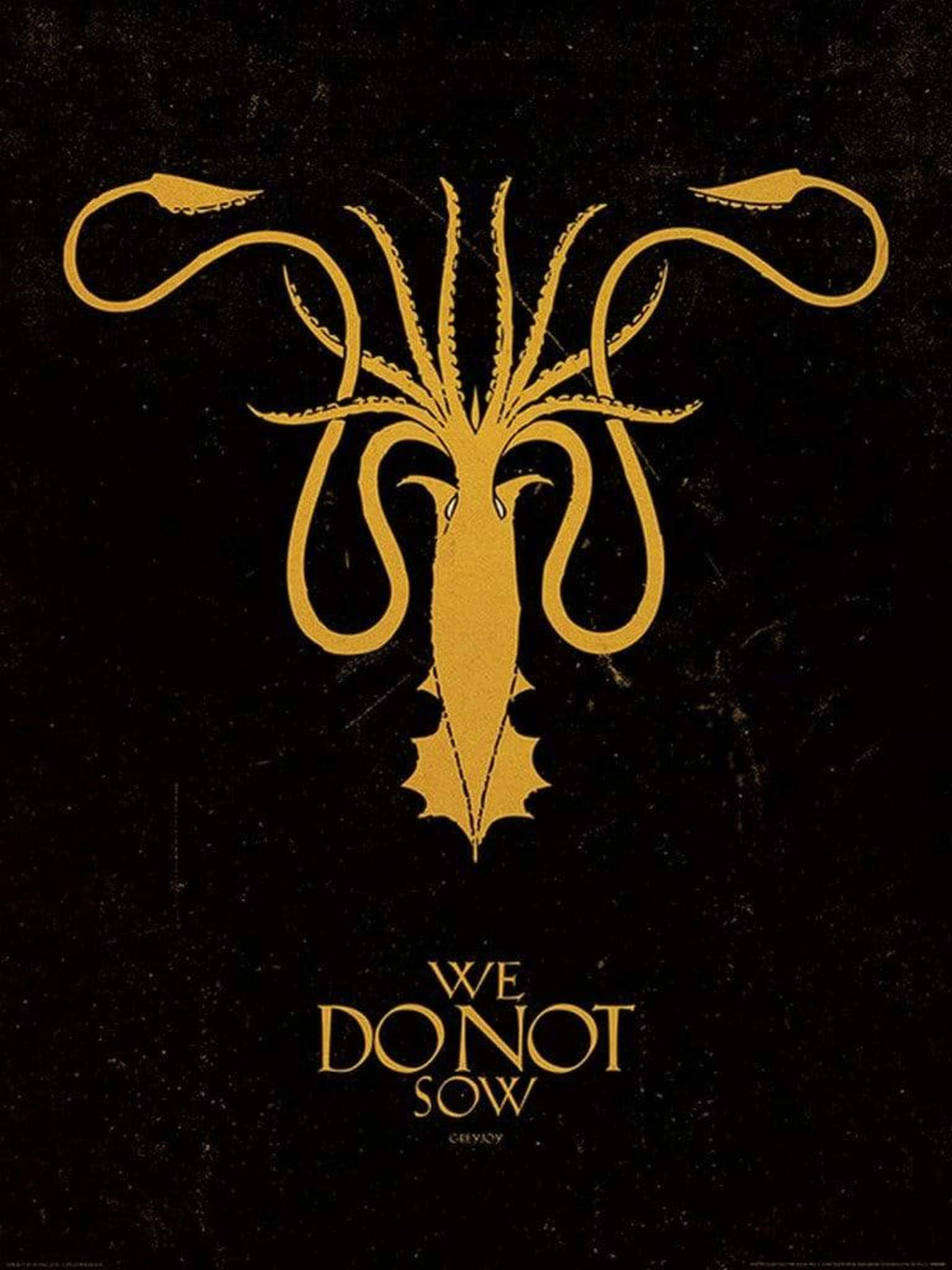 Art Print Game of Thrones - Greyjoy 60x80cm