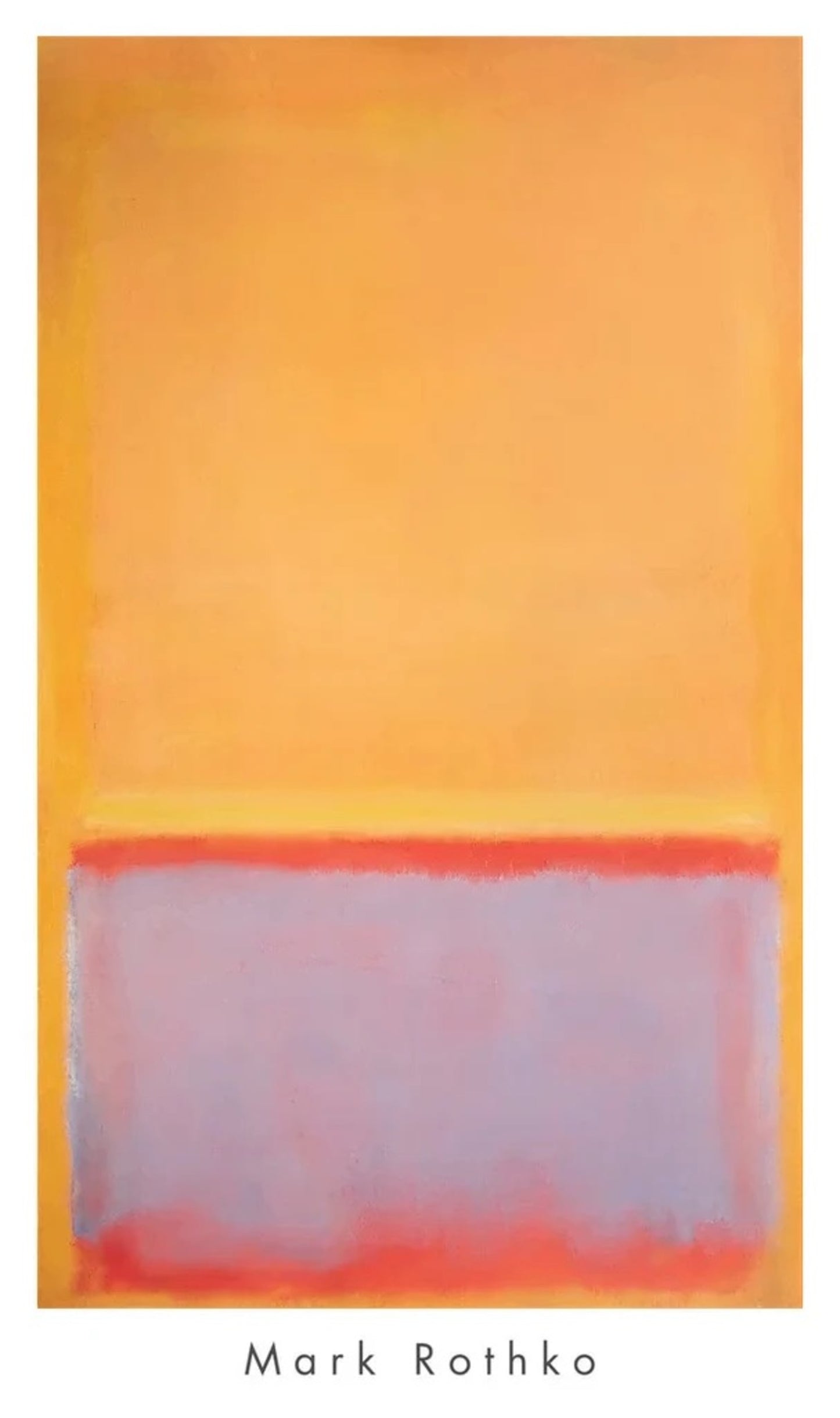 Art Print Mark Rothko - Untitled - 1954 57x96,5cm