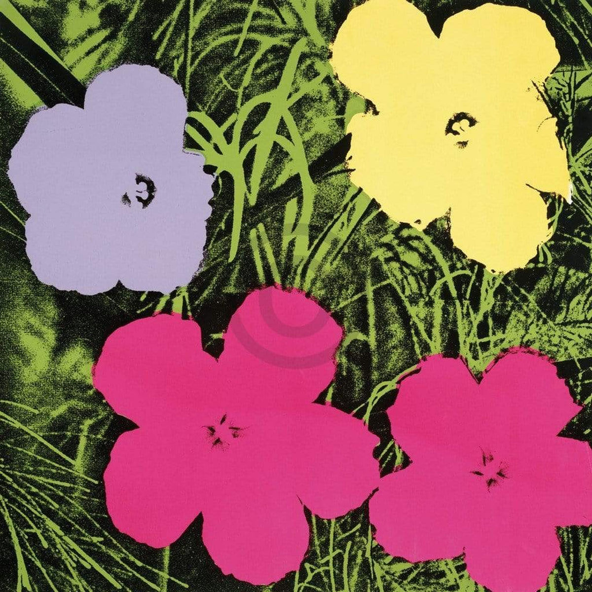 Art Print Andy Warhol Flowers C. 1964 - 60x60cm