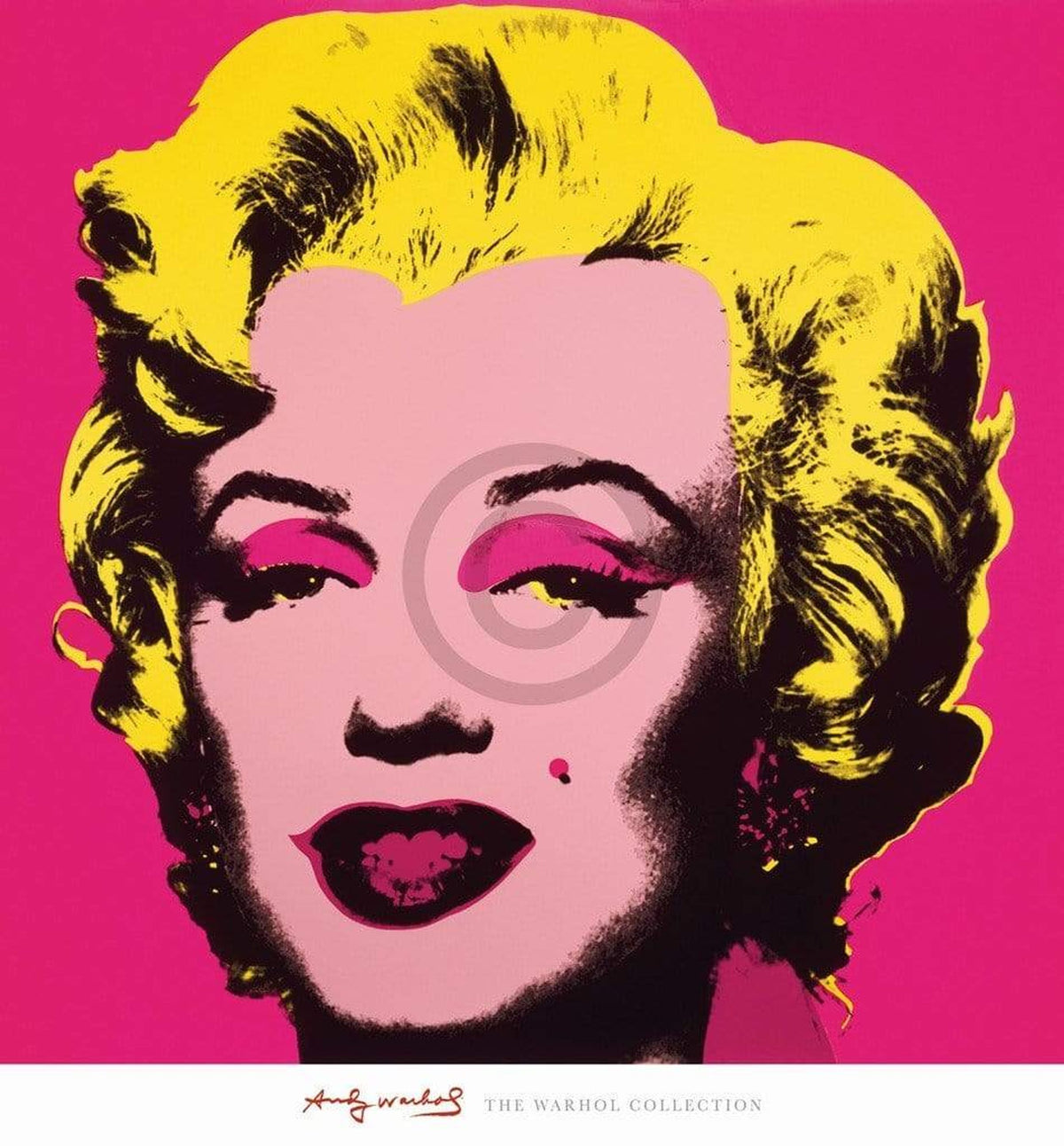 Art Print Andy Warhol - Marilyn MonroeHot Pink 65x70cm