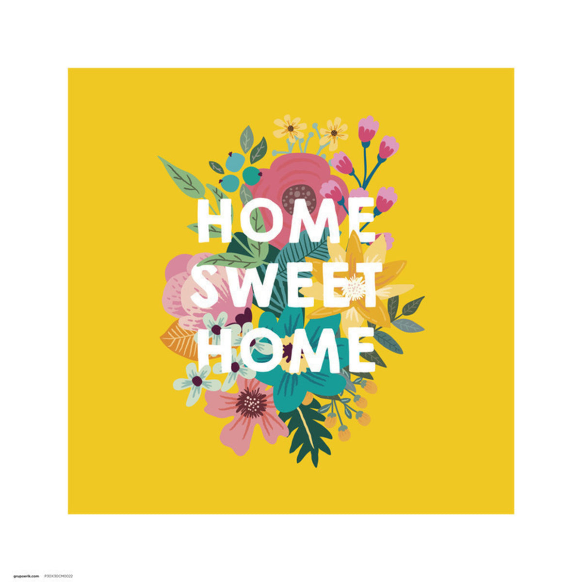 Art Print Loreak - Home Sweet Home 30x30cm