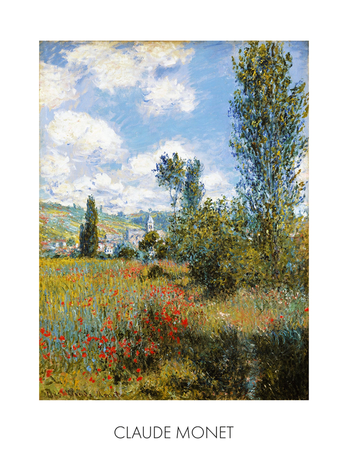 Art Print Claude Monet - Ile Saint-Martin 60x80cm