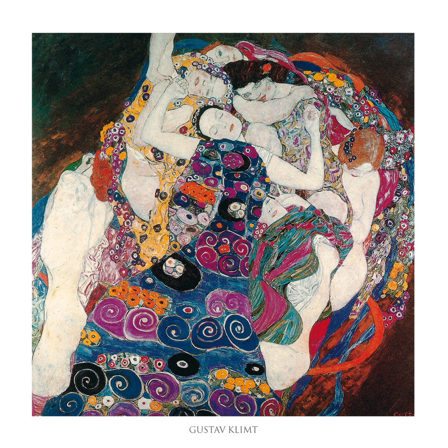 Art Print Gustav Klimt - La vergine 70x70cm