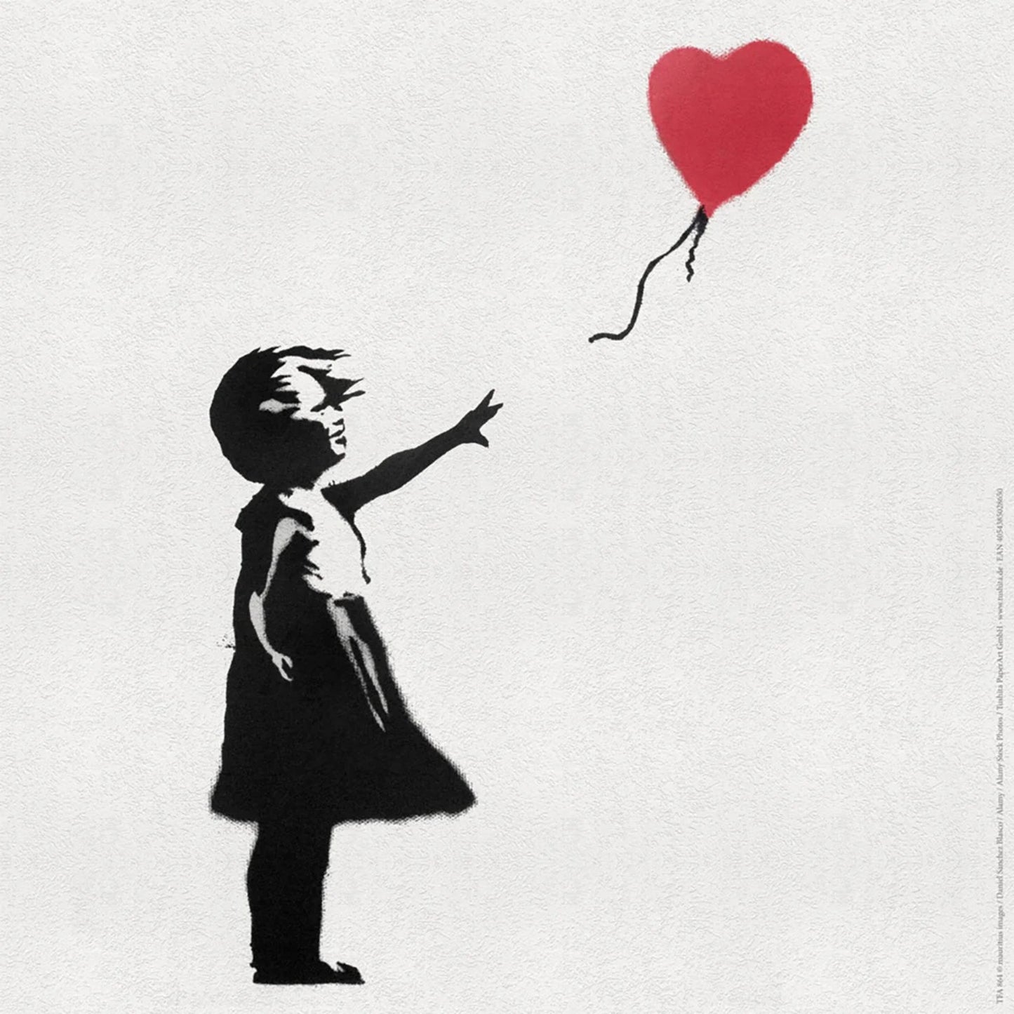 Art Print Banksy - Girl with Balloon 50x50cm