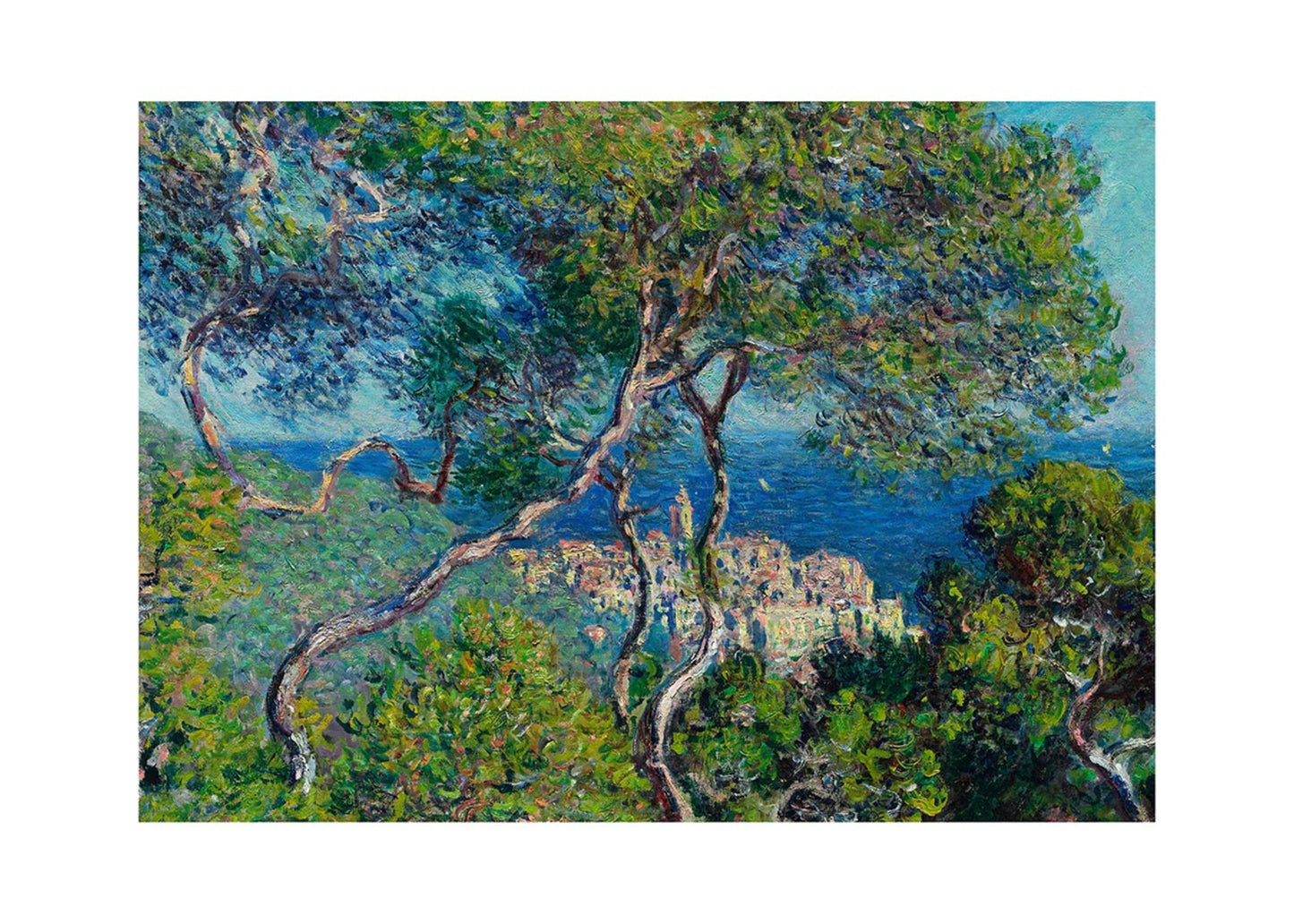 Art Print Claude Monet Paesaggio a Bordighera 70x50cm