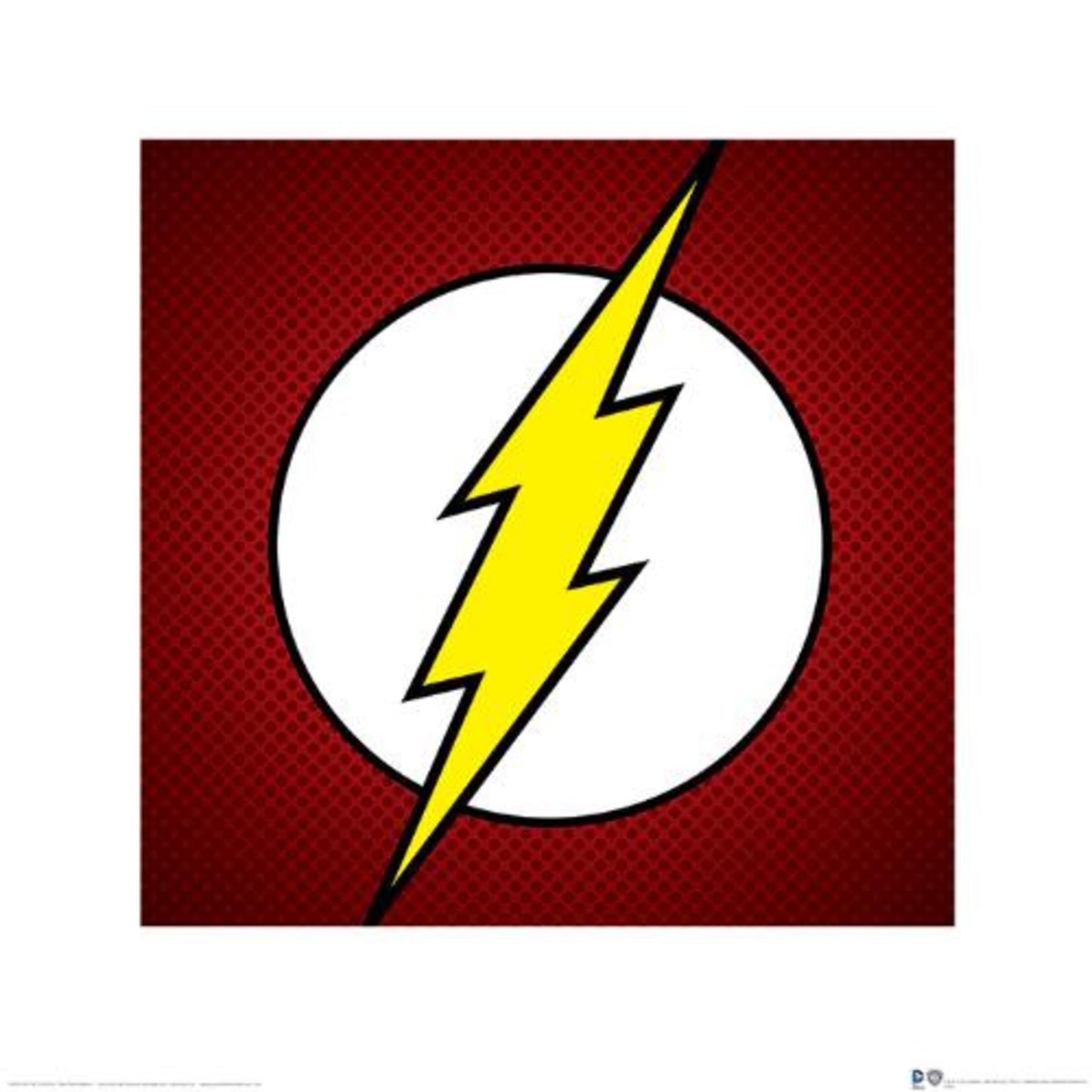 Art Print Dc Comics the Flash Symbol 40x40cm