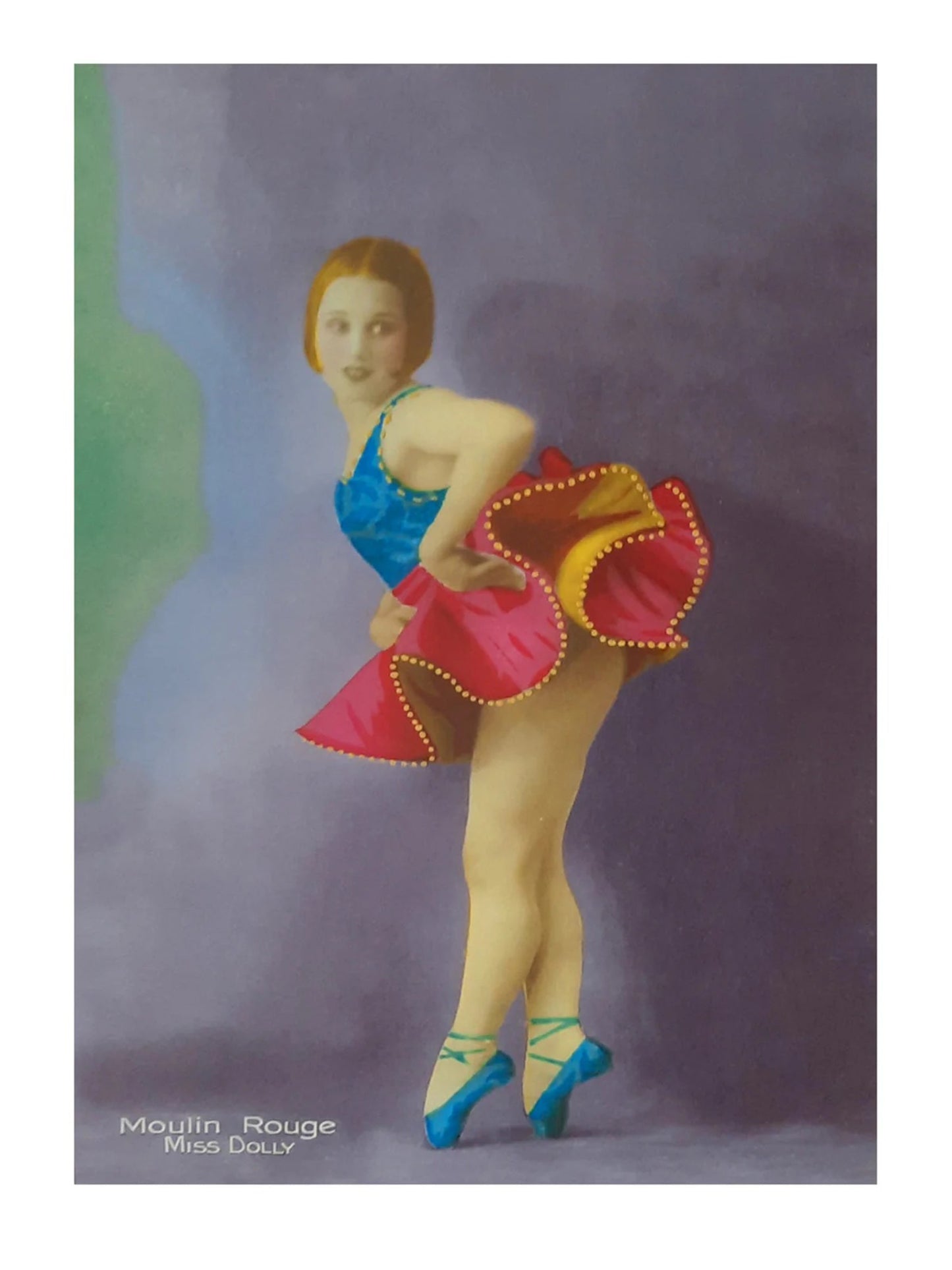 Art Print - Moulin Rouge Miss Dolly 30x40cm