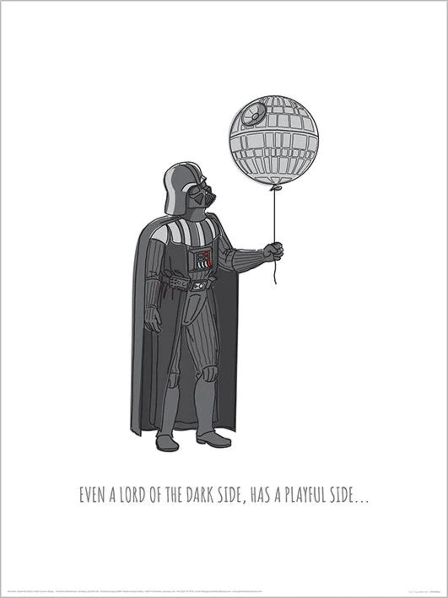 Art Print Star Wars Live Everyday Day 30x40cm