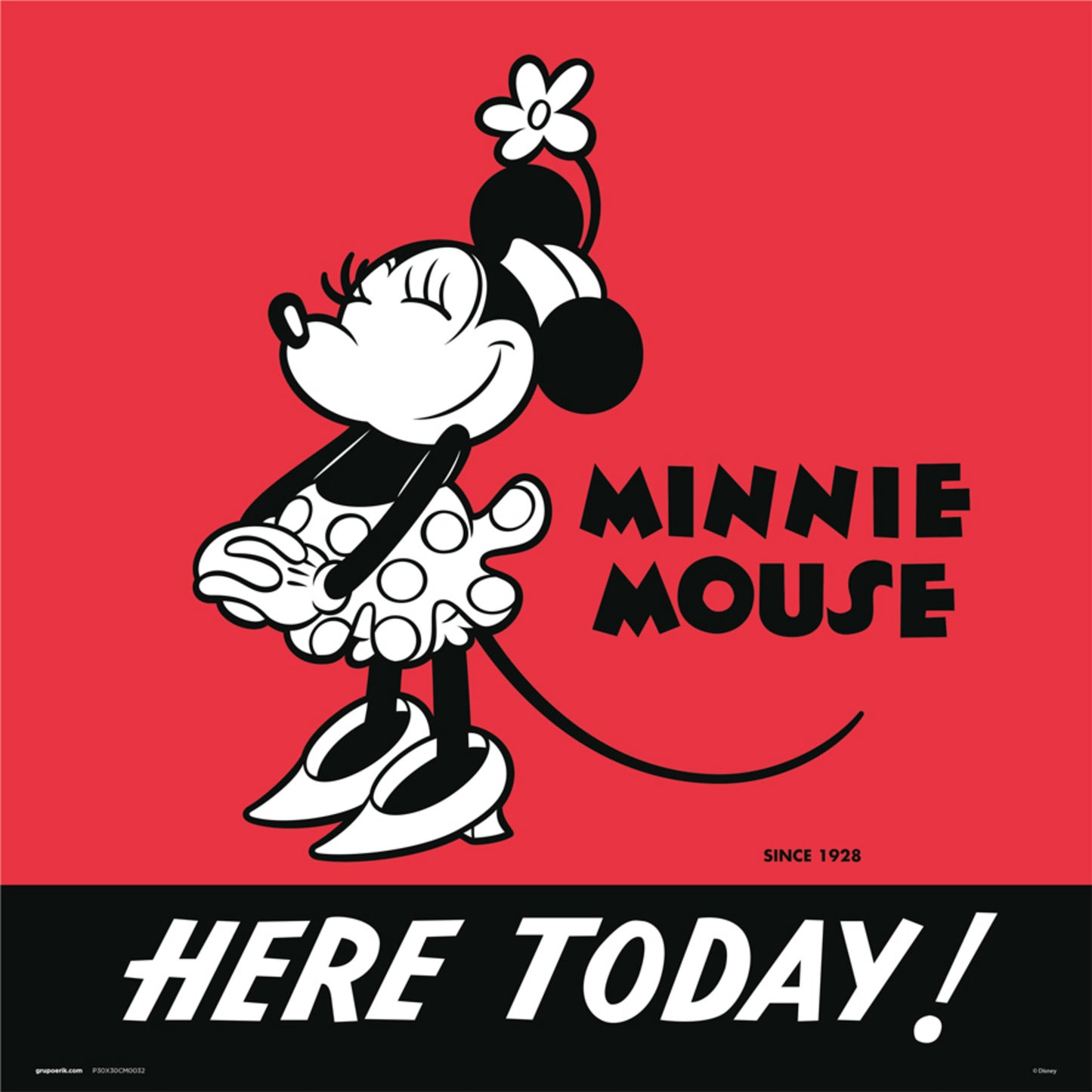 Art Print Disney Minnie 90 I 30x30cm