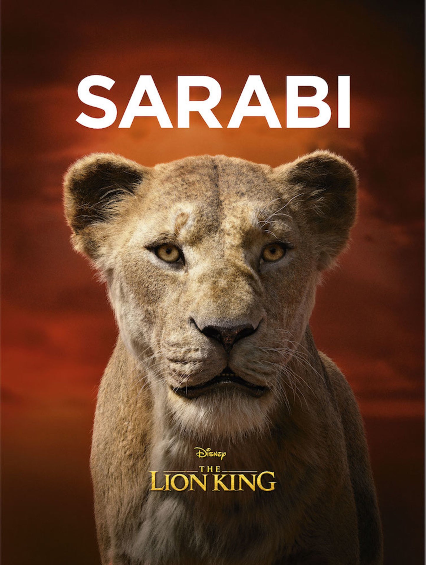 Art Print Disney Lion King Sarabi 30x40cm