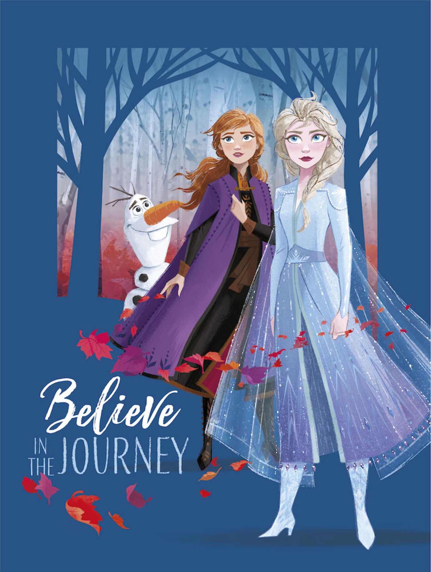 Art Print Frozen Believe in the Journey 30x40cm