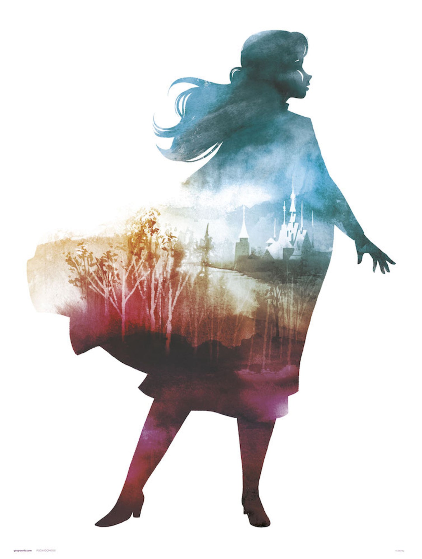 Art Print Frozen II Anna 30x40cm