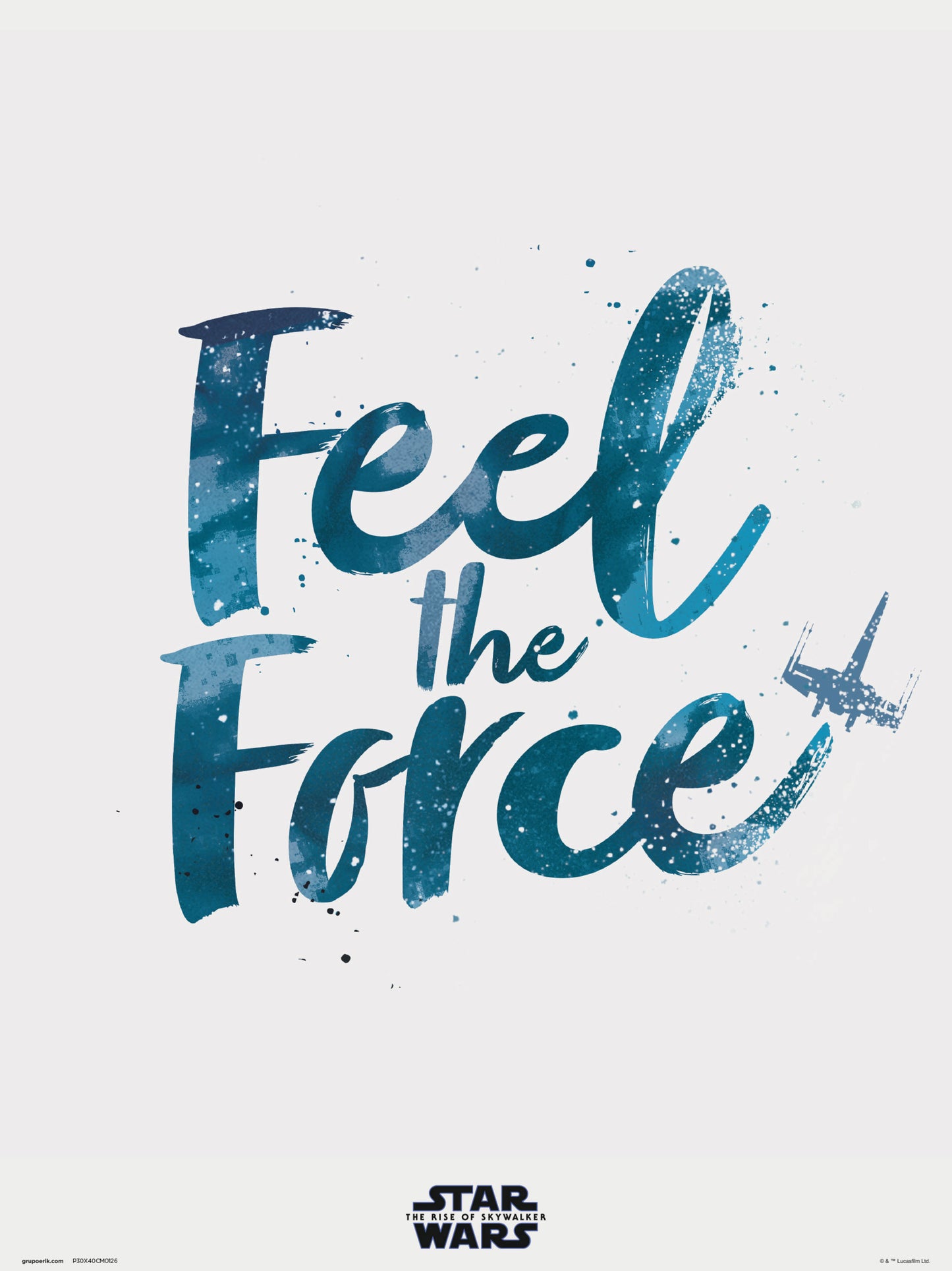 Art Print Star Wars Episode IX Feel The Force 30x40cm