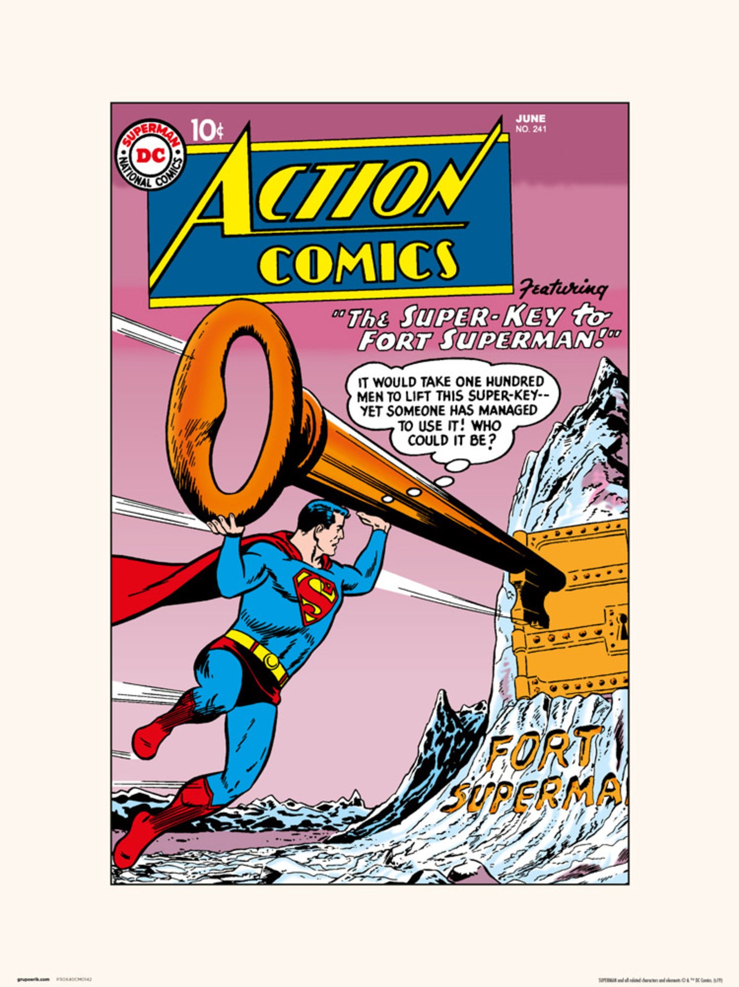 Art Print DC Action Comics 241 30x40cm