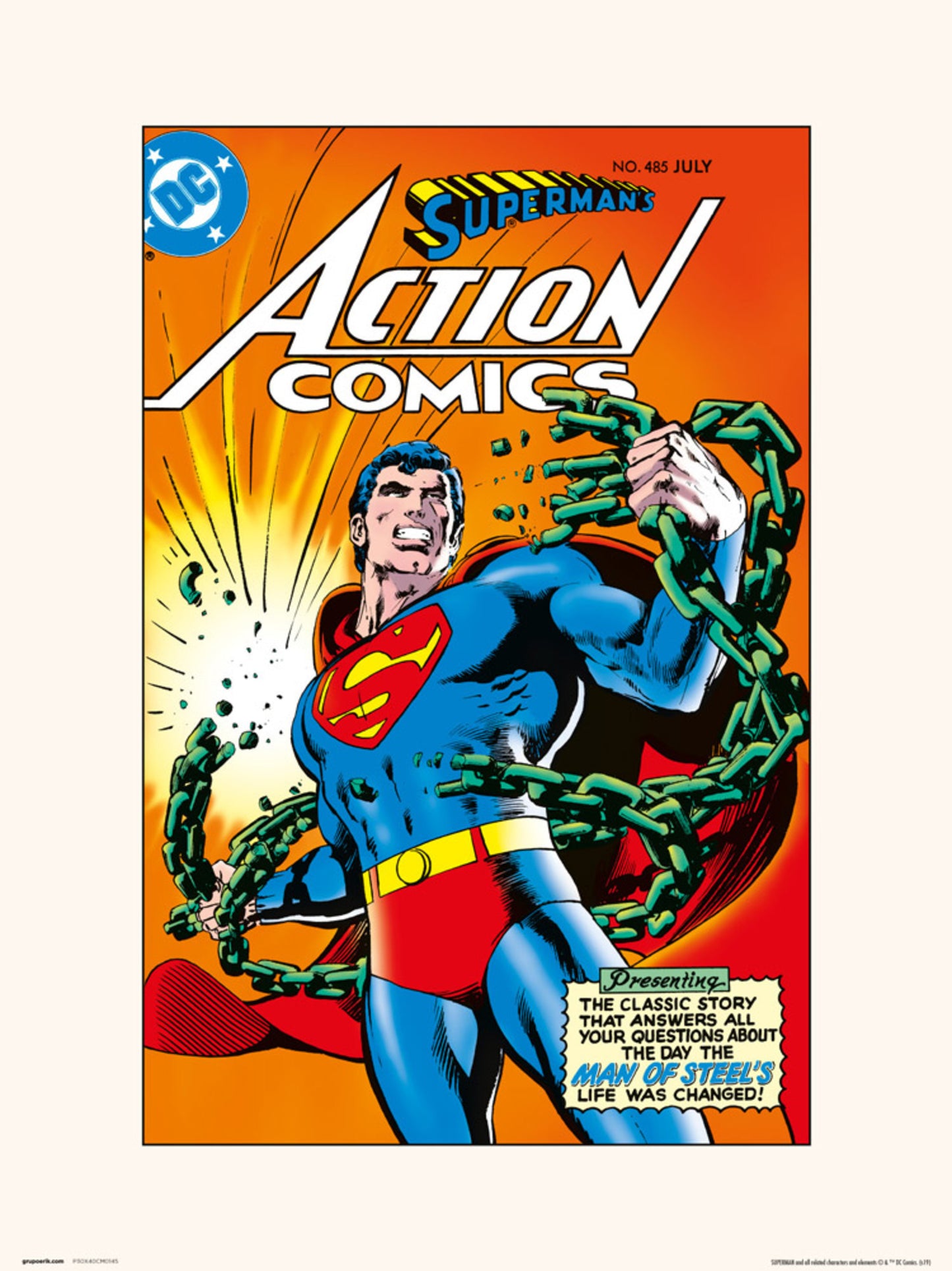 Art Print DC Action Comics 485 30x40cm