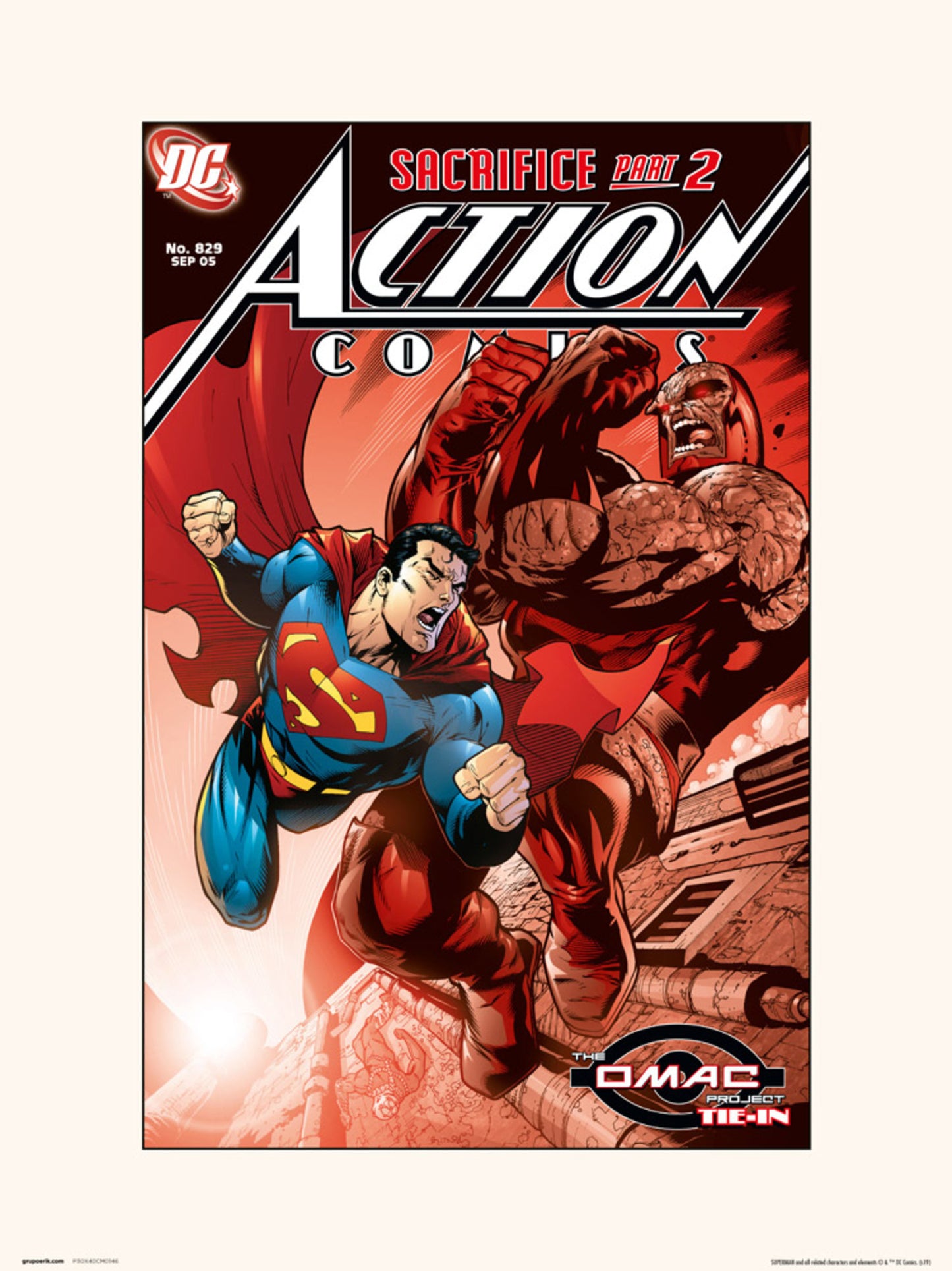 Art Print DC Action Comics 829 30x40cm