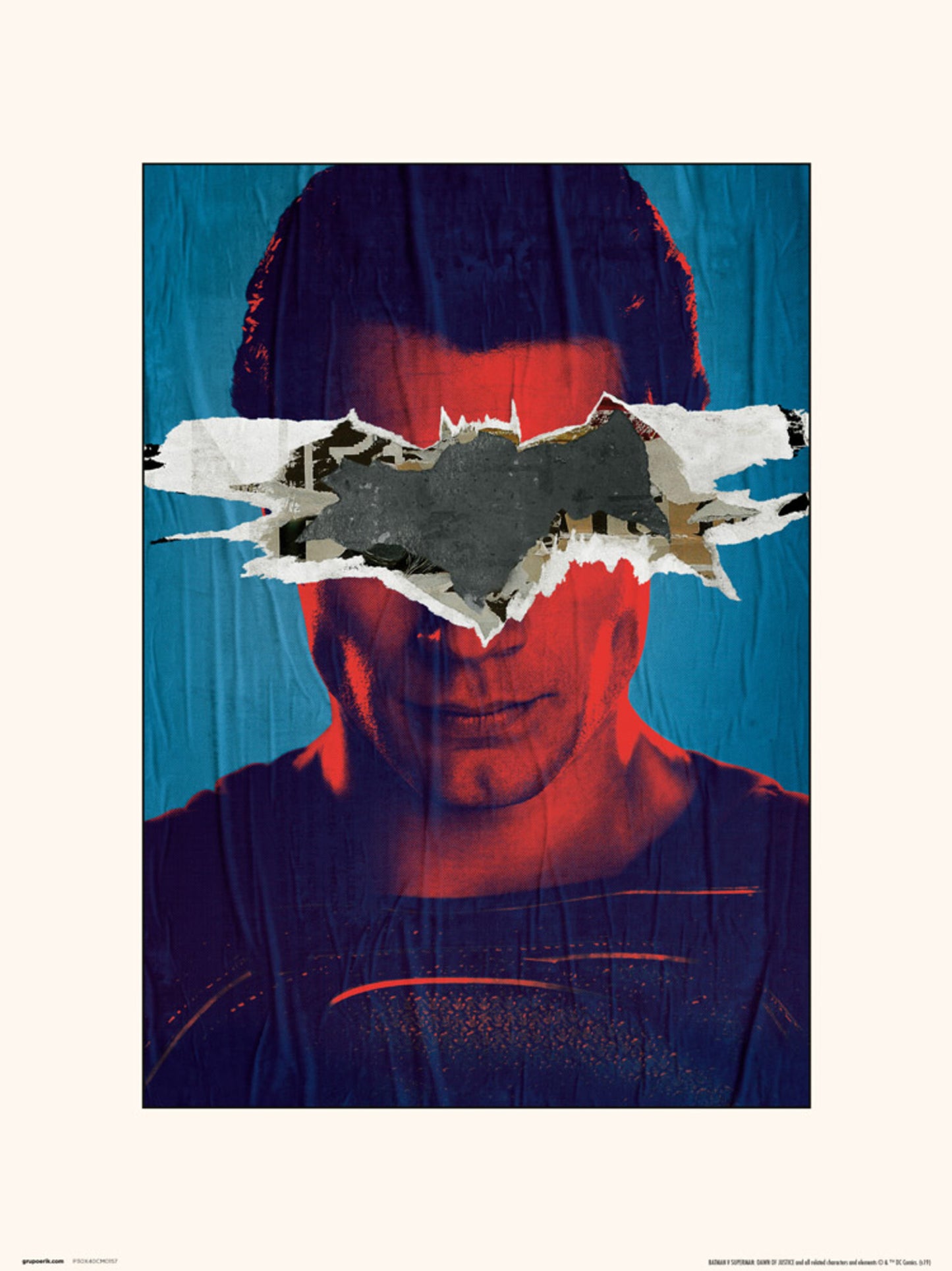 Art Print DC Batman V Superman Superman 30x40cm