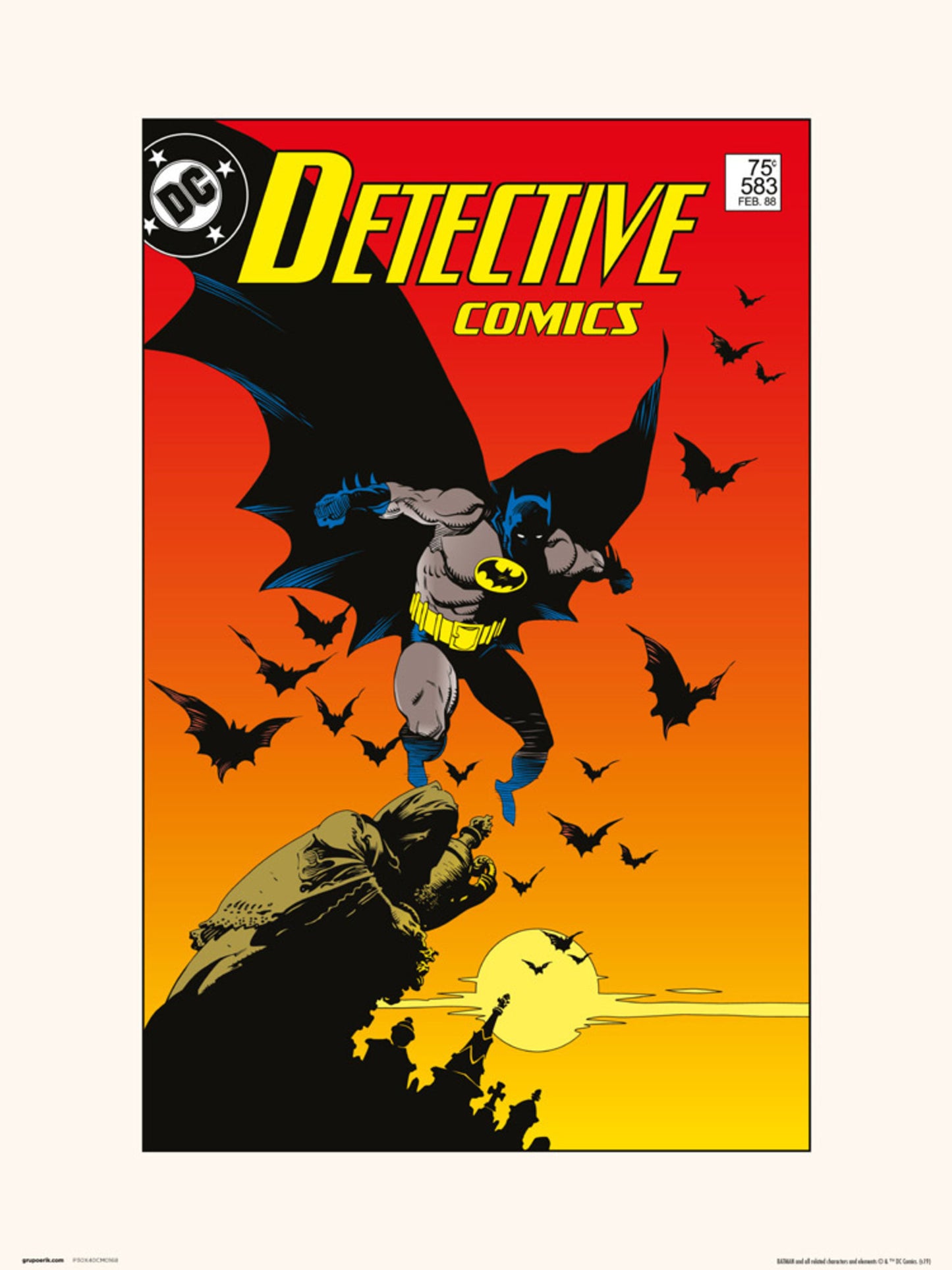 Art Print DC Detective Comics 583 30x40cm