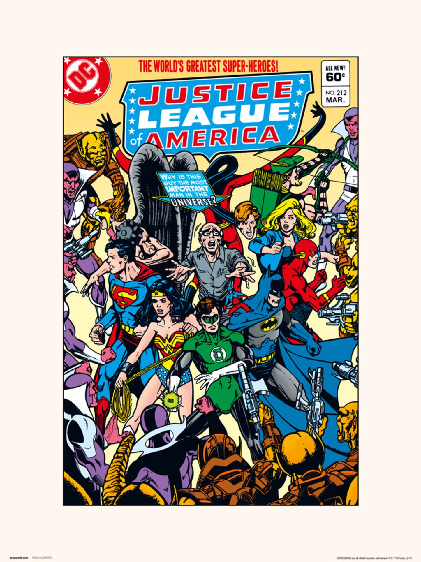 Art Print DC Comics Justice Leage of America 212 30x40cm