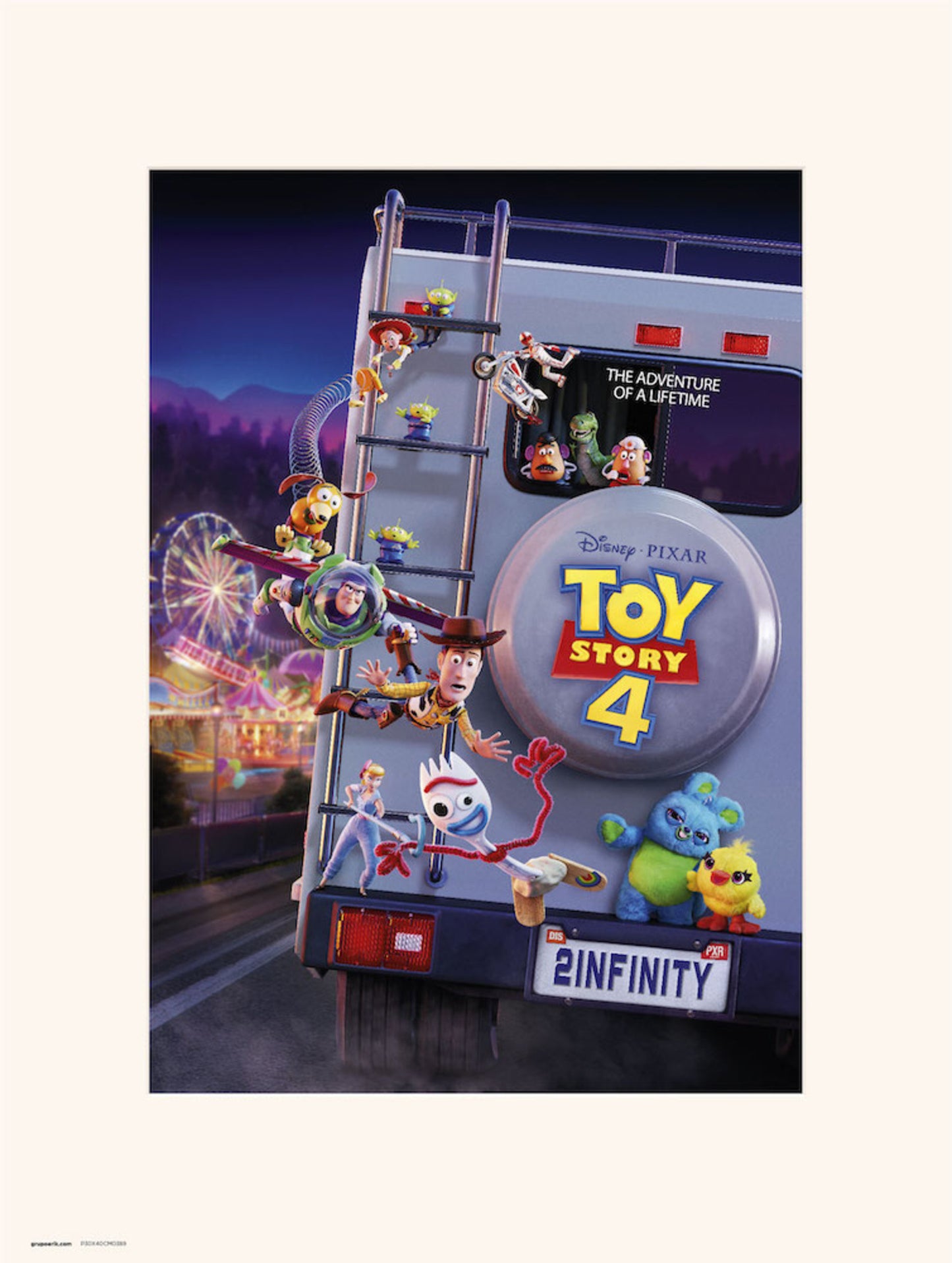 Art Print Disney Toy Story 4 To Infinity 30x40cm