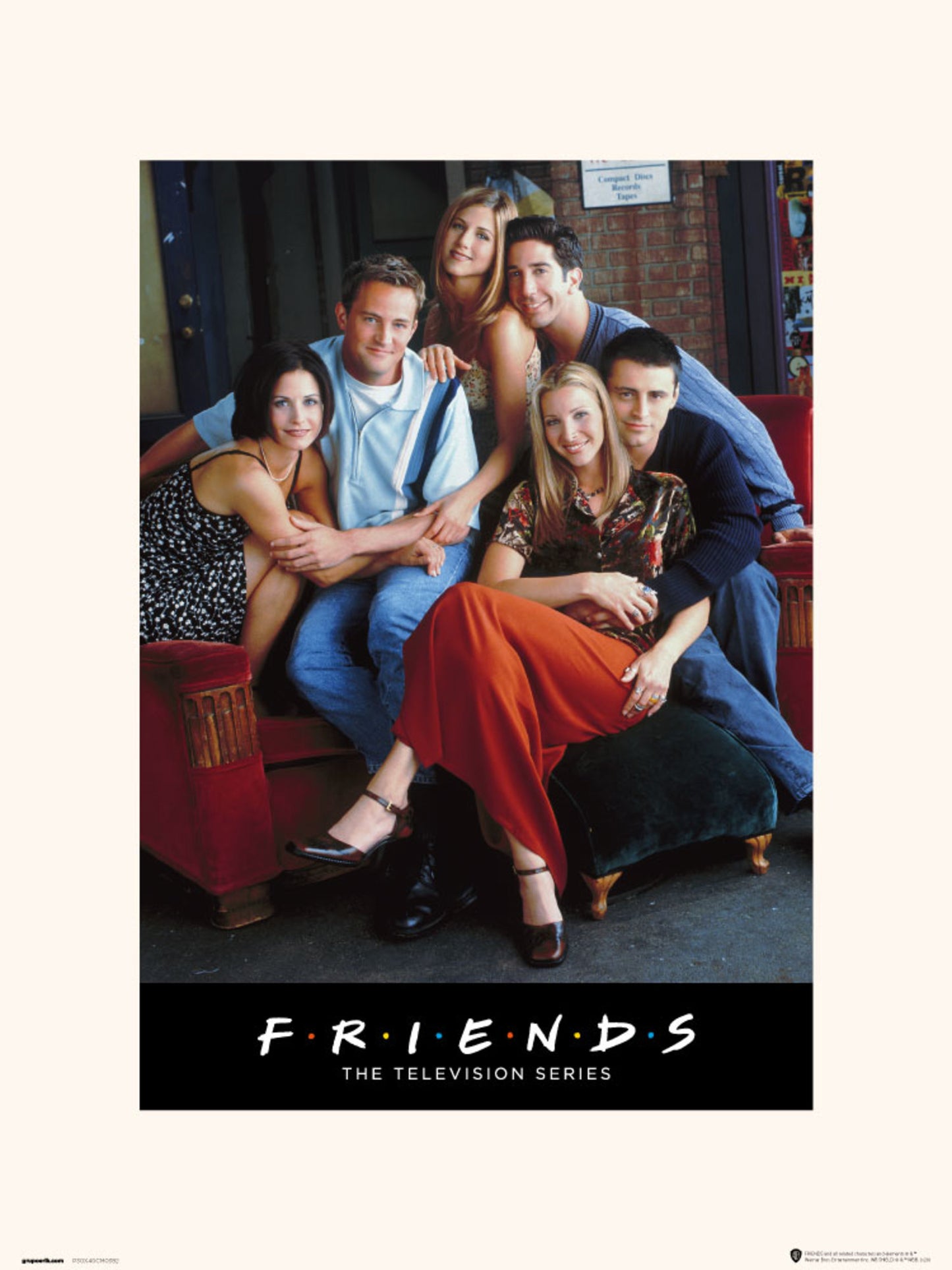 Art Print Friends Characters 30x40cm
