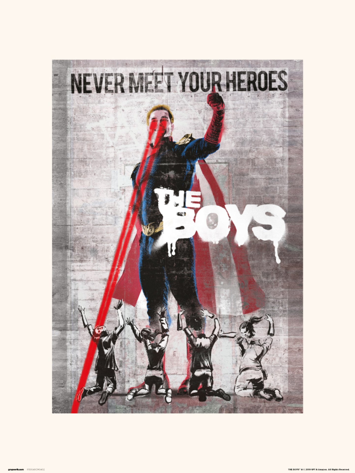 Art Print The Boys Never Meet Your Heroes 30x40cm