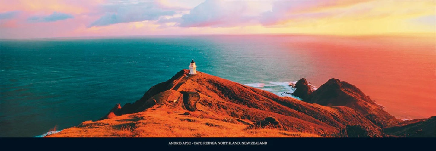 Art Print Andris Apse - Cape Reinga, Northland 95x33cm