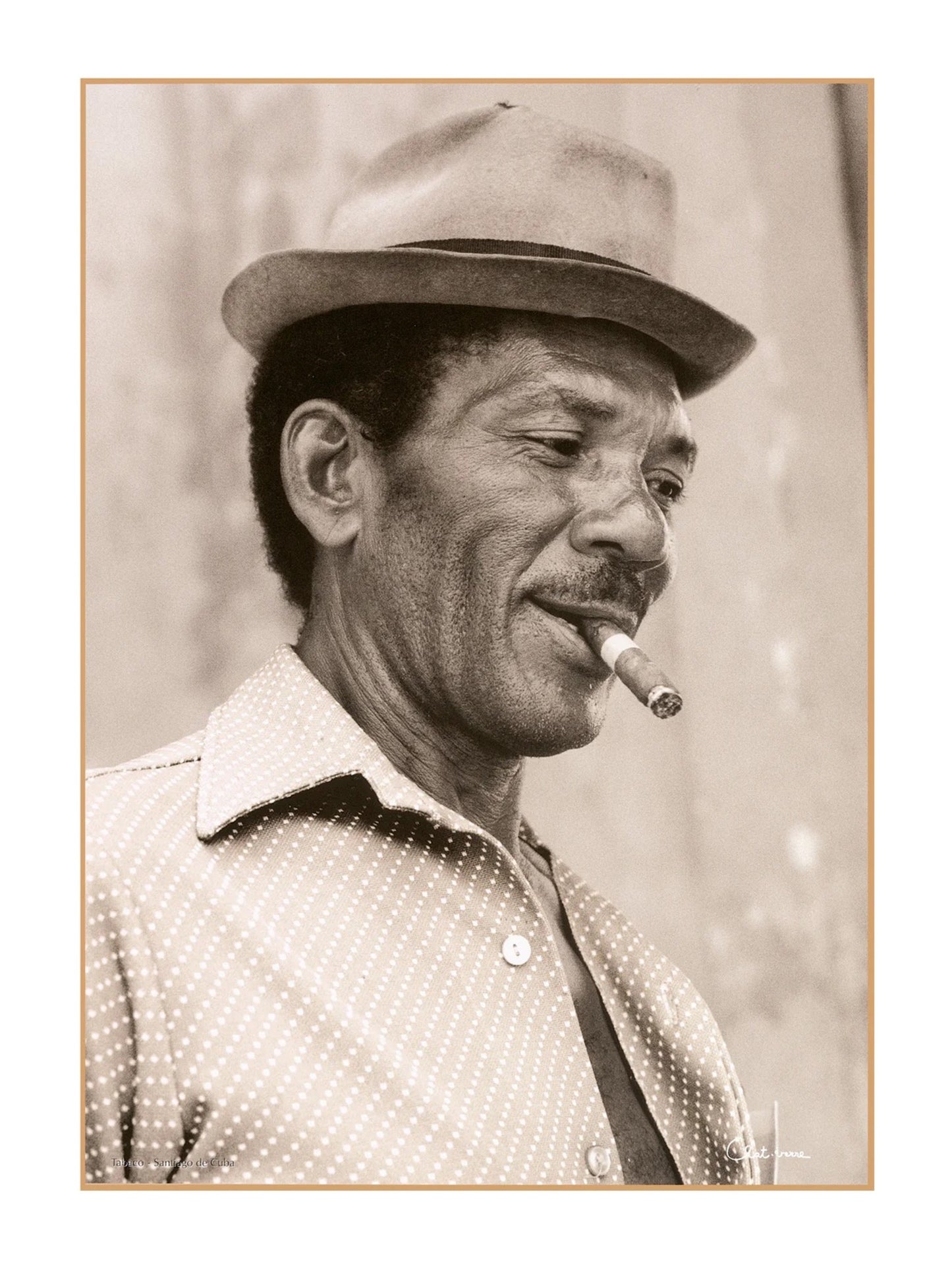 Art Print Christophe Chat-Verre - Tabaco - Santiago de Cuba 30x40cm