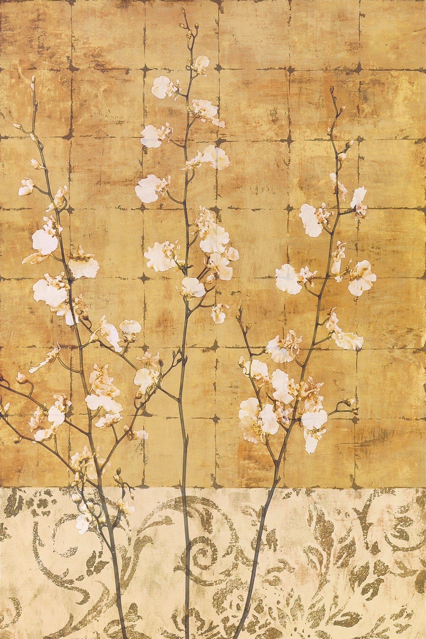 Art Print Chris Donovan - Blossoms in Gold II 62x93cm