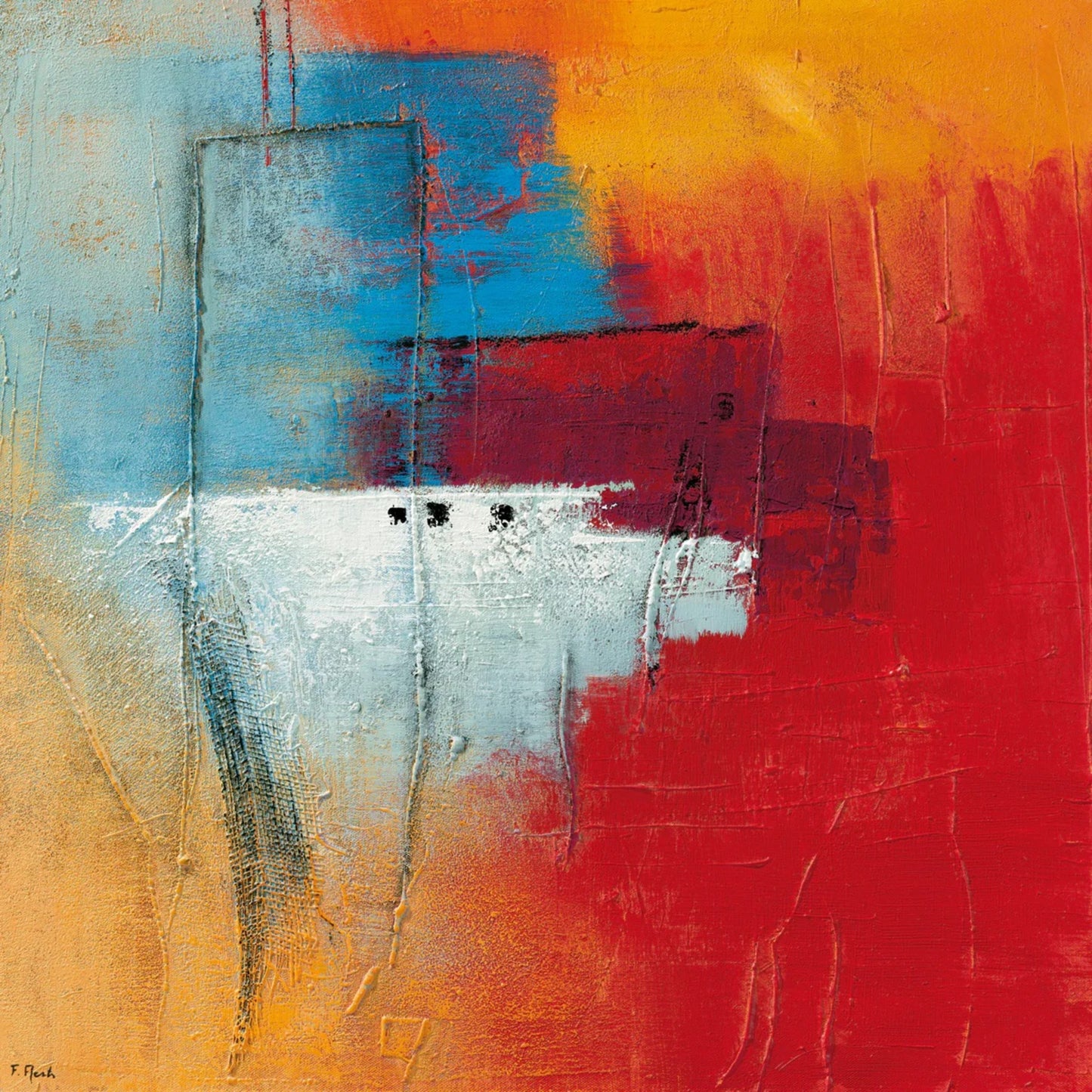 Art Print Flory Aerts - Evening wind 70x70cm