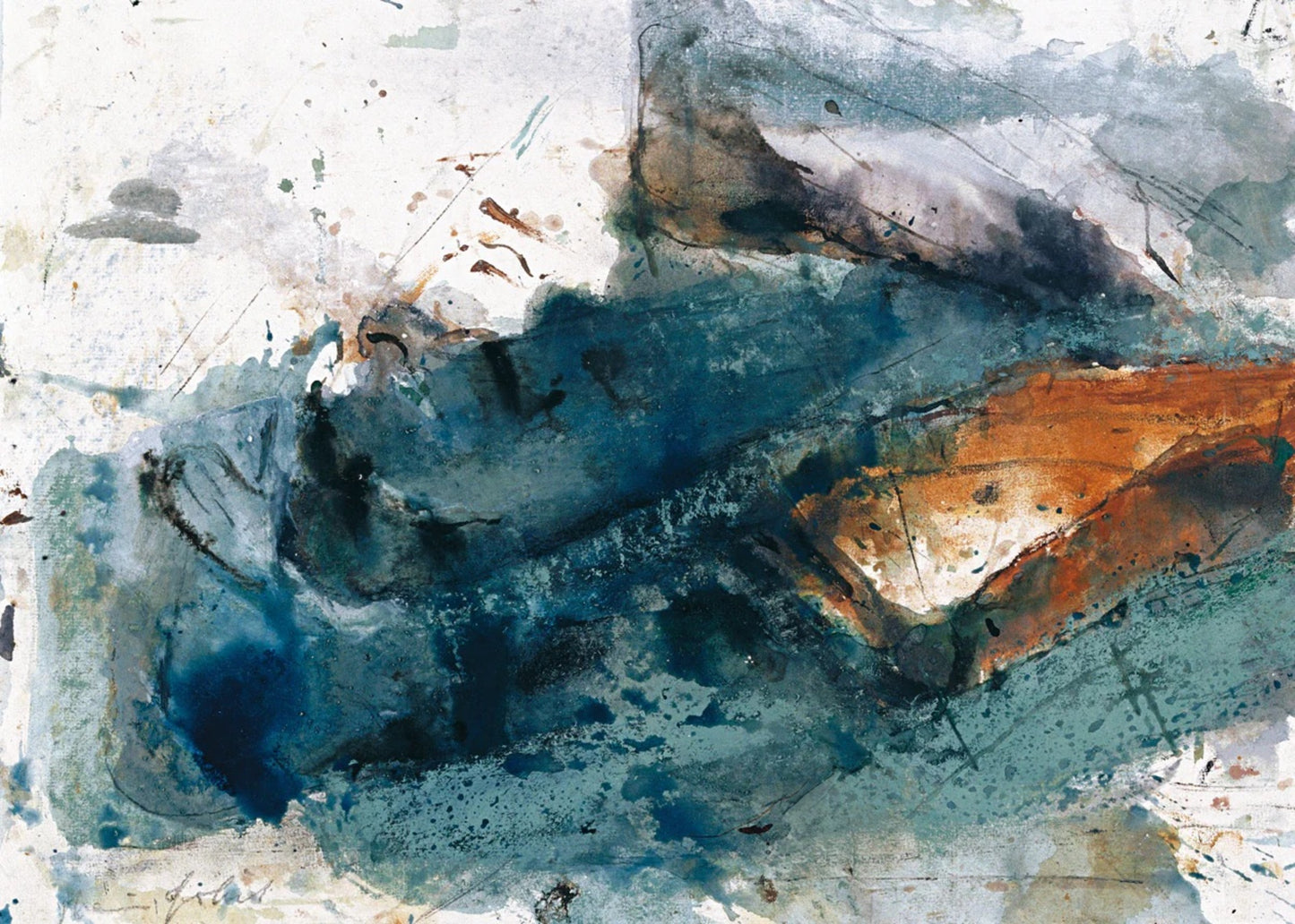 Art Print Heinz Göbel - Dunkle Gründe 70x50cm