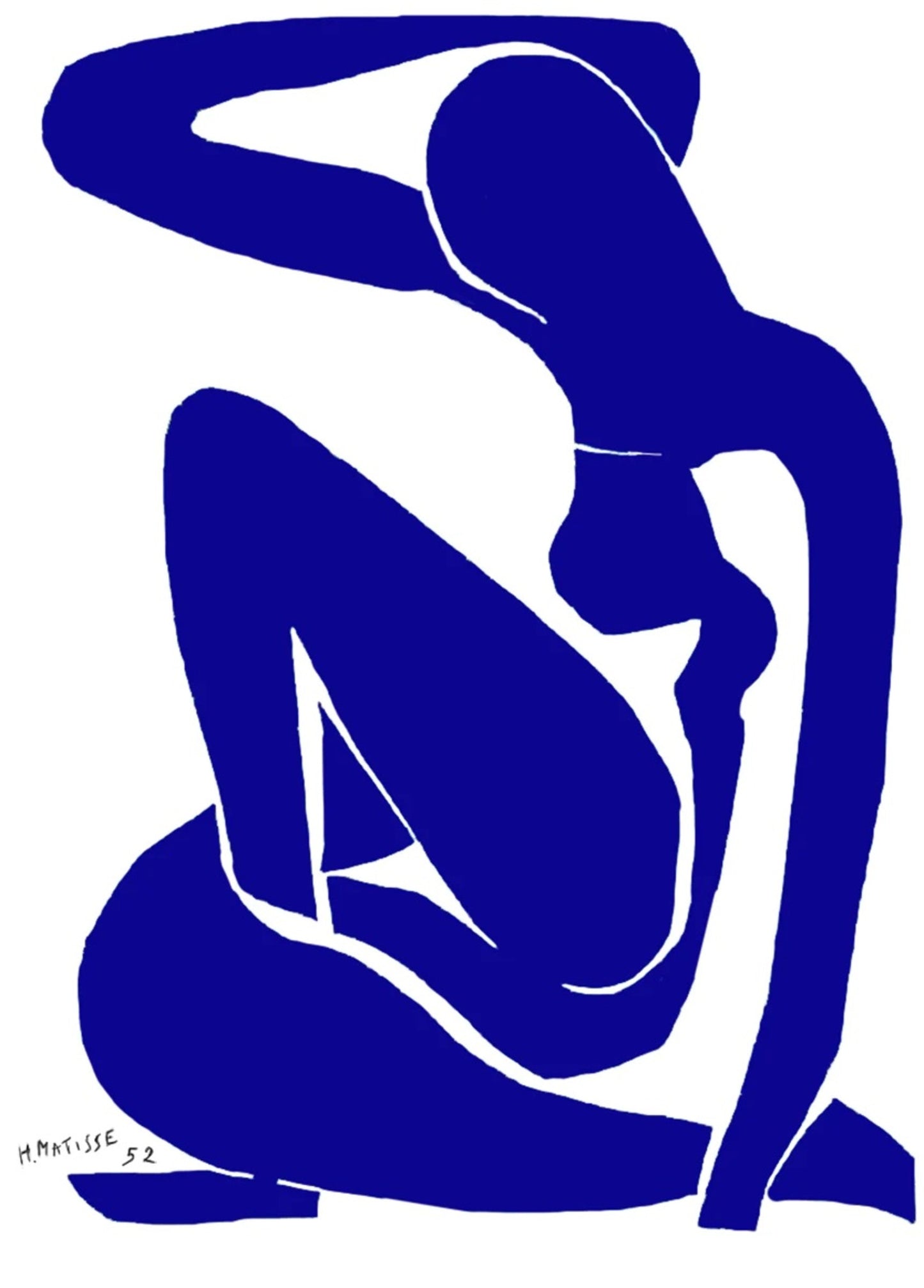 Art Print Henri Matisse - Nu bleu I 60x80cm